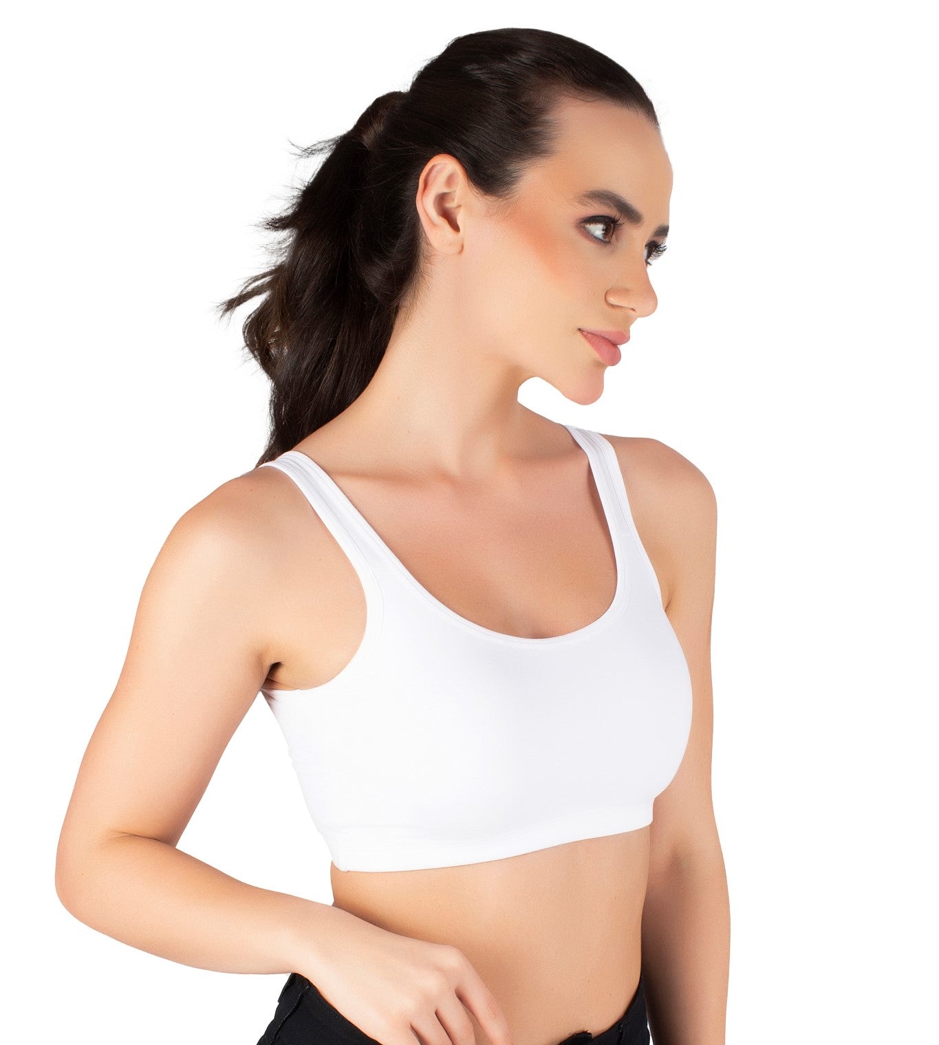 Sports Bra | Wide straps | Non-Padded | Beginner Friendly | Active