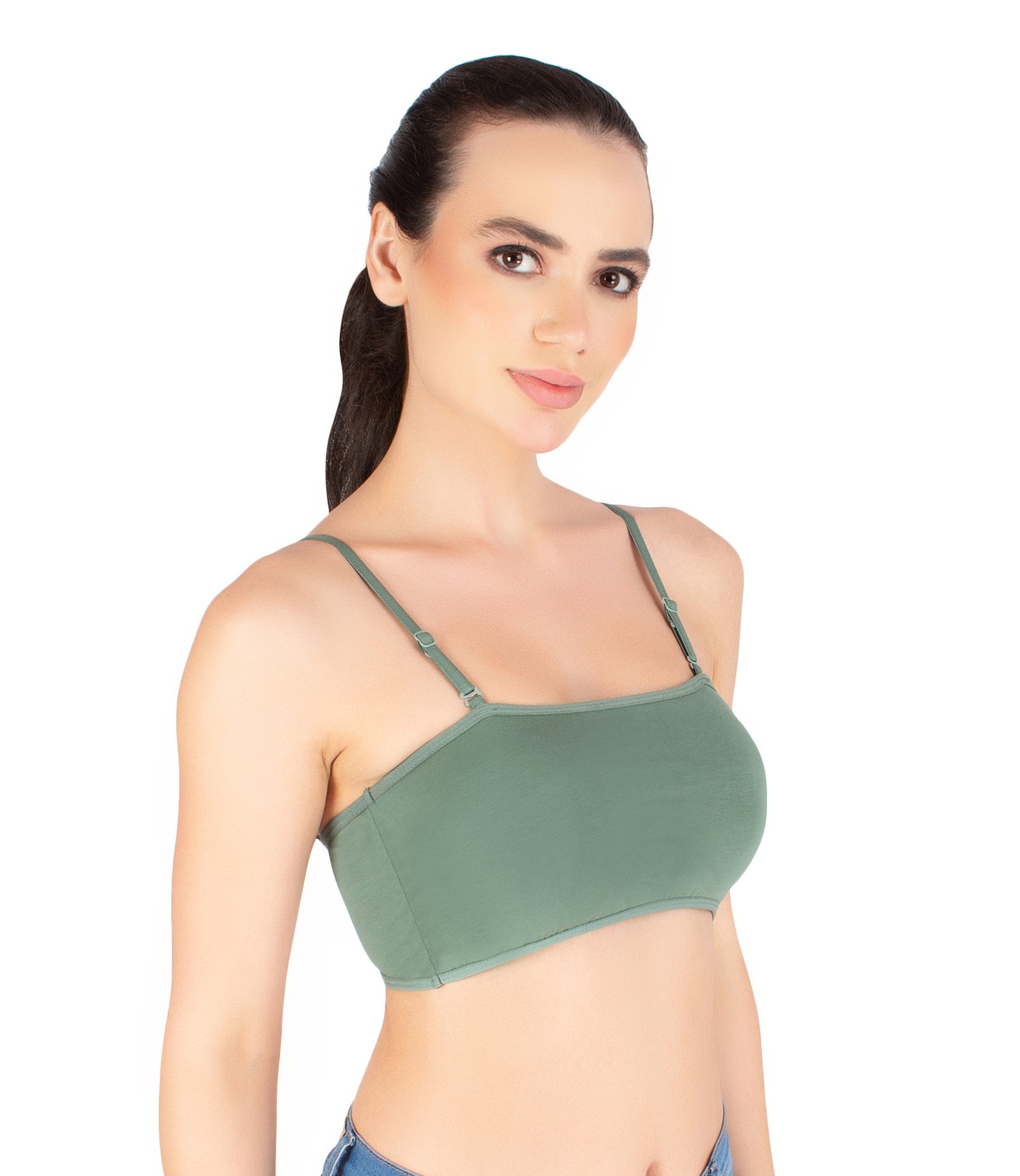 Stylish Tube Bra | Lightly Padded with Removable Pads | Amy