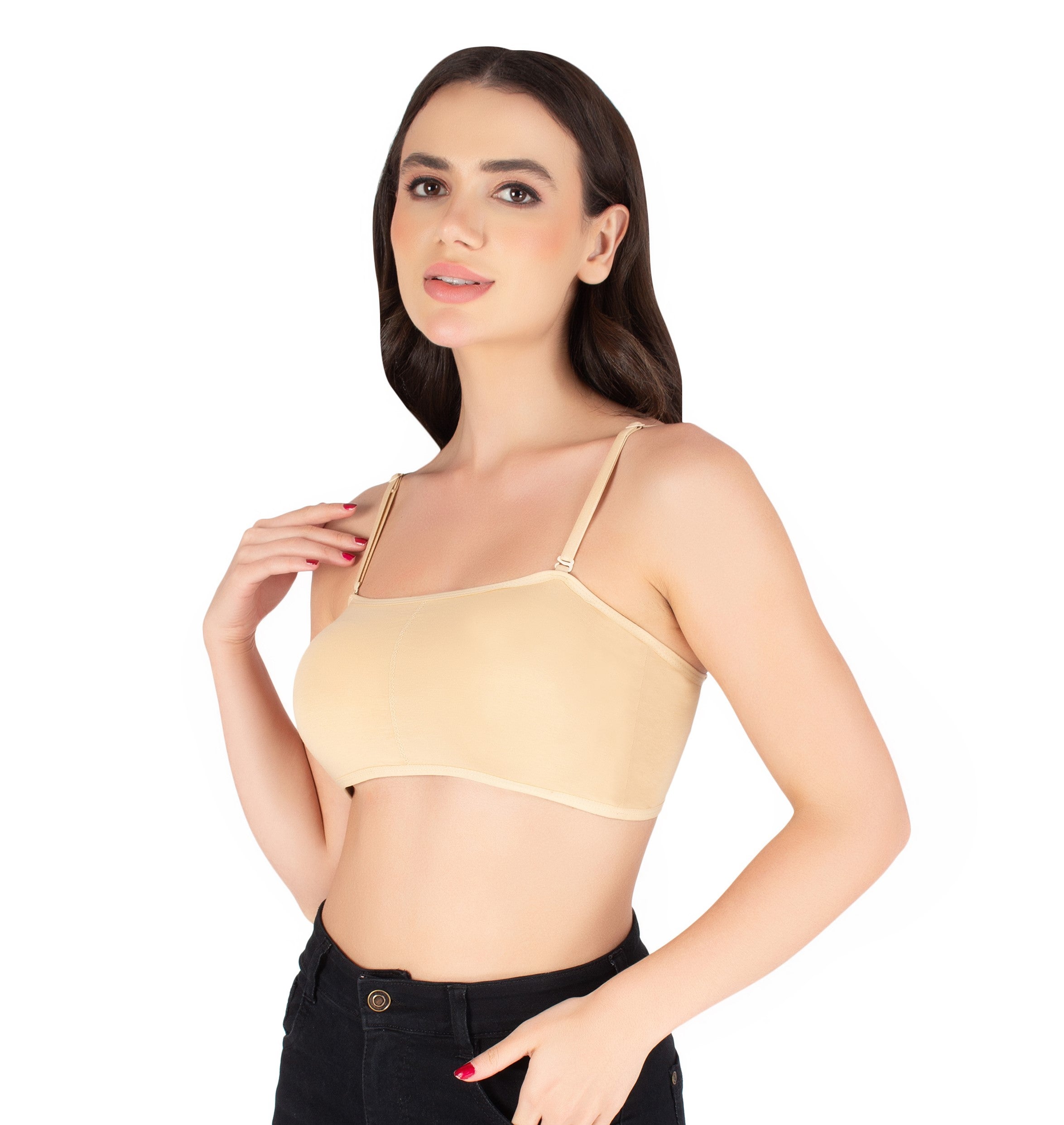 Stylish Tube Bra | Lightly Padded with Removable Pads | Amy