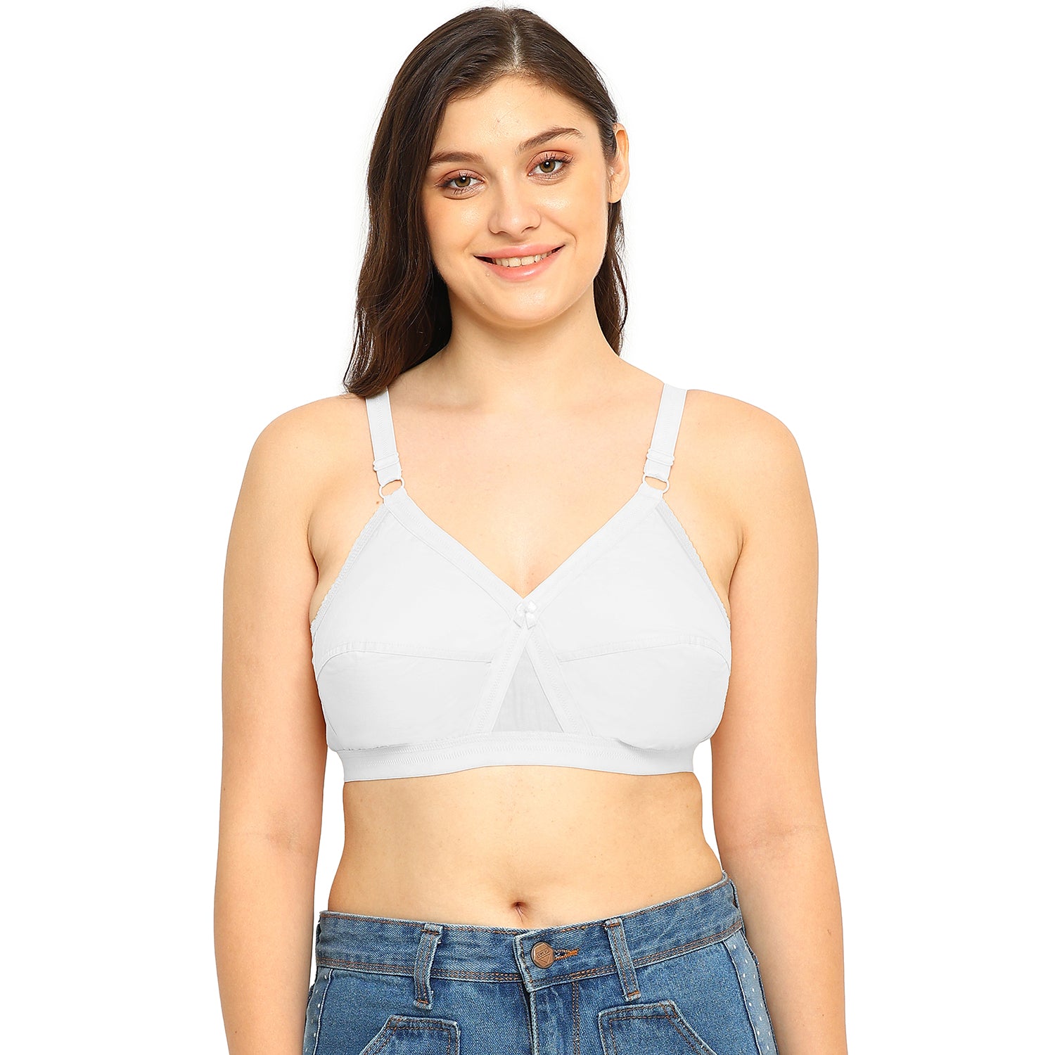 Pooja Bra | 100% Pure Cotton | Non-Padded | Non-Wired