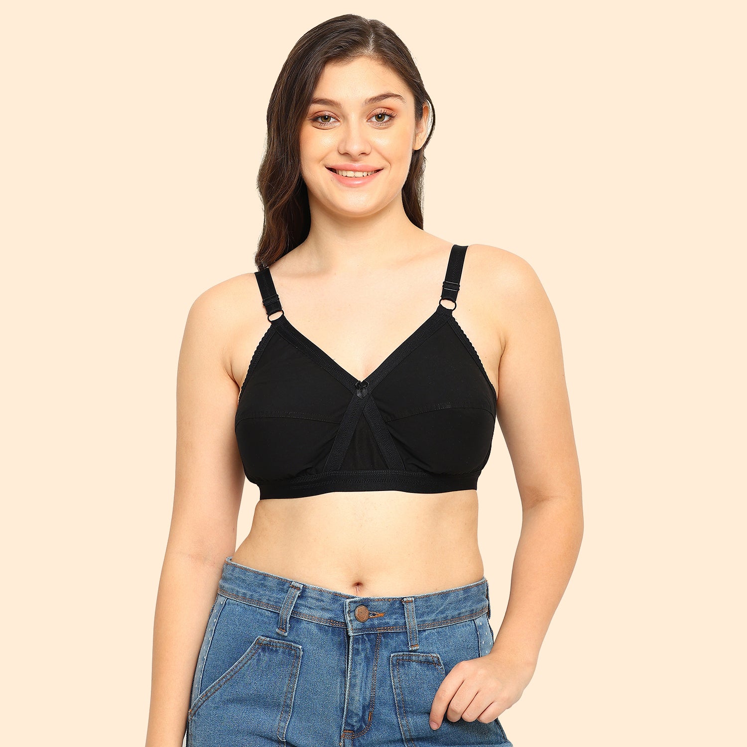 Kruthika Minimizer Bra | Pure Cotton | Non-Padded