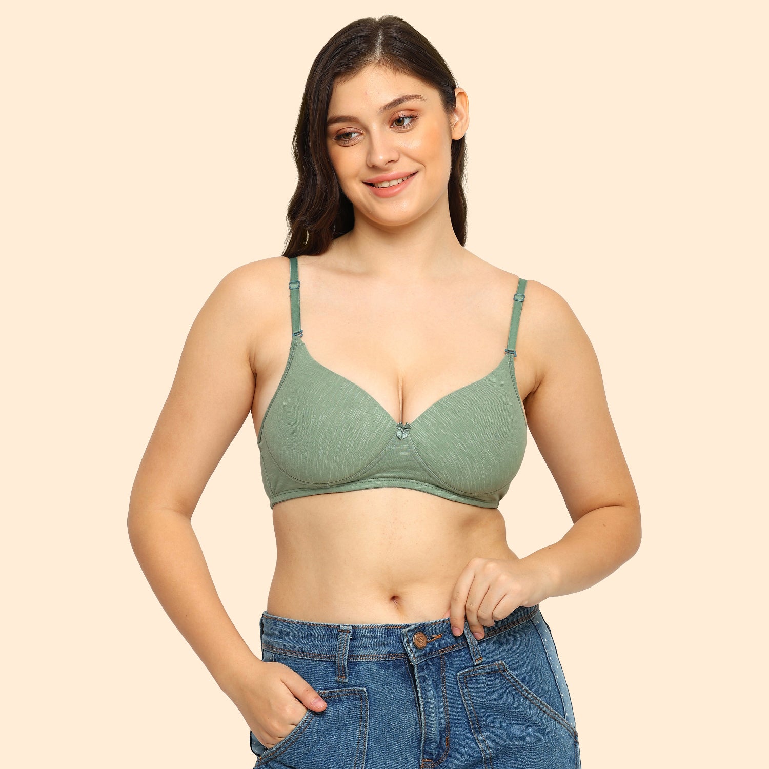 Women's Everyday T-Shirt Bra | Lightly Padded | Non-Wired Medium Coverage | ED2021