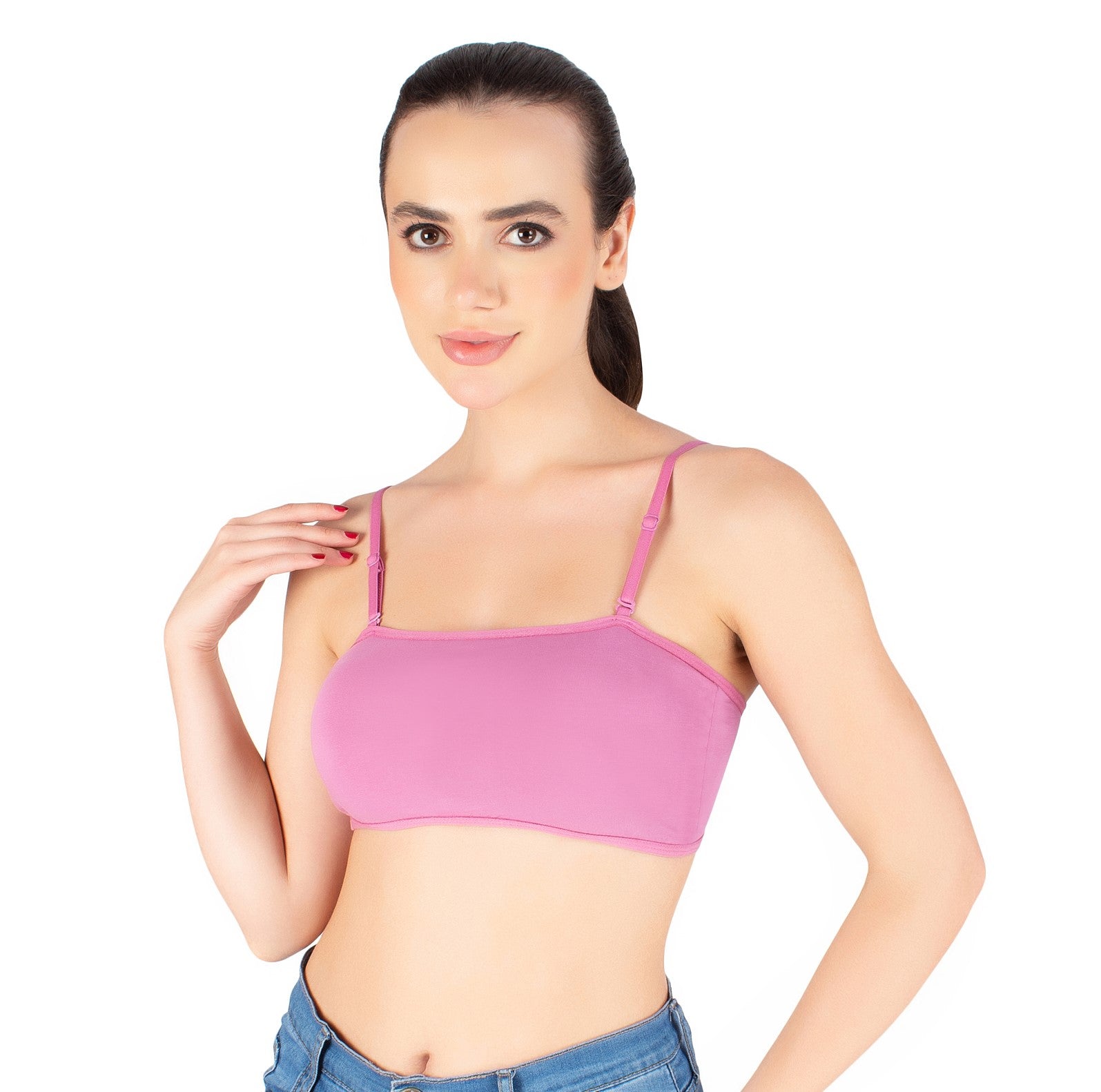 Stylish Tube Bra | Lightly Padded with Removable Pads | Amy