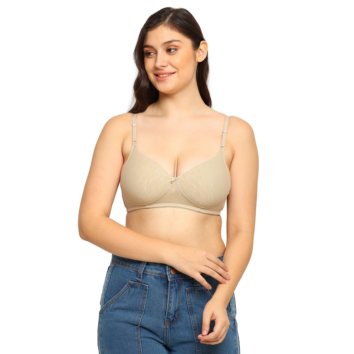 Women's Everyday T-Shirt Bra | Lightly Padded | Non-Wired Medium Coverage | ED2021