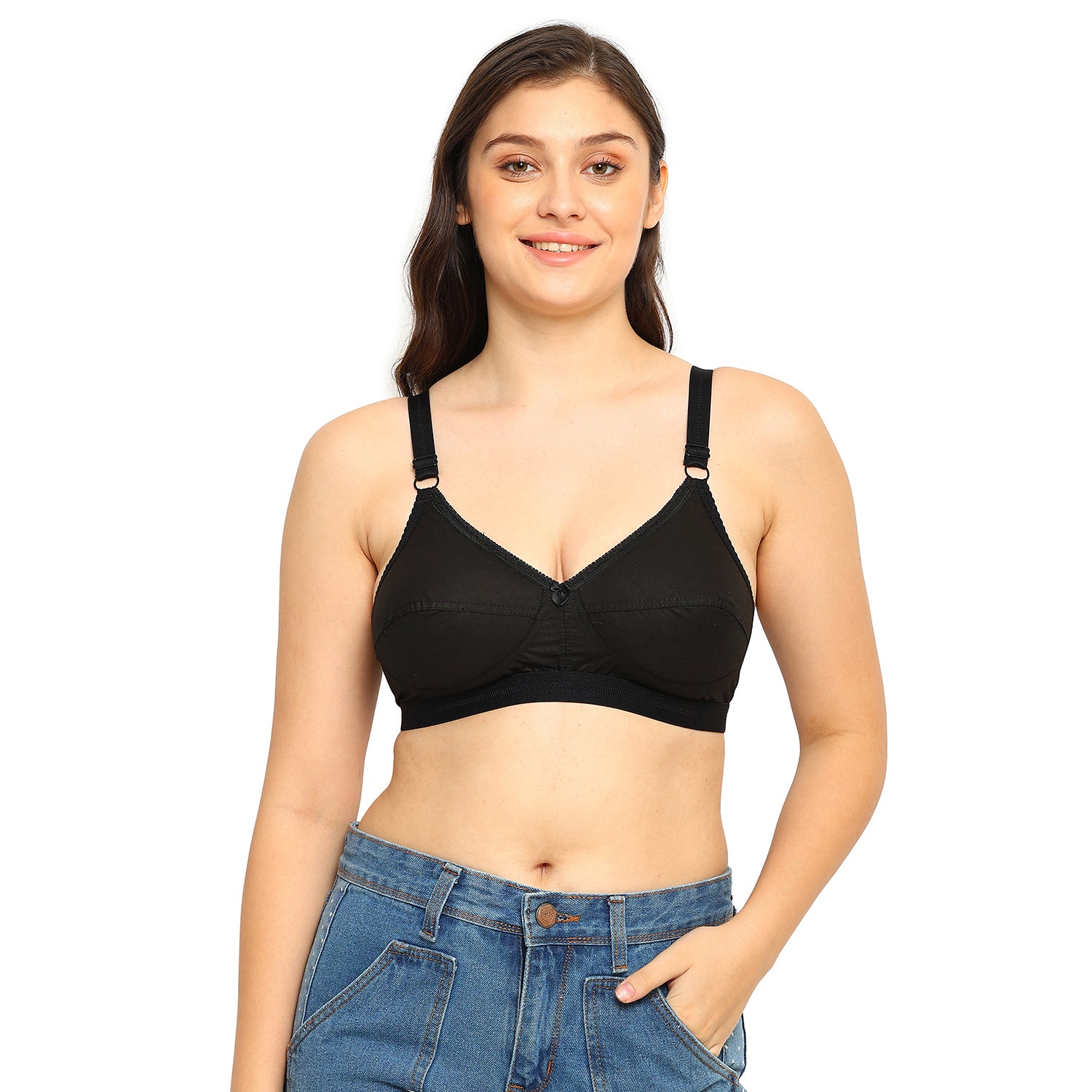 Pooja Bra | 100% Pure Cotton | Non-Padded | Non-Wired