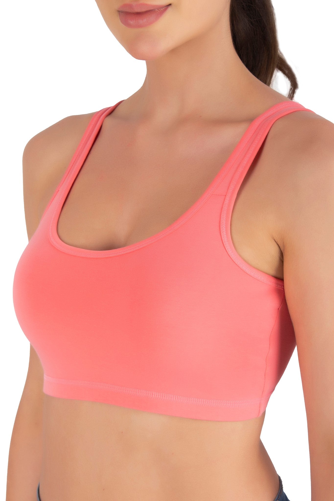 Sports Bra | Wide straps | Non-Padded | Beginner Friendly | Active