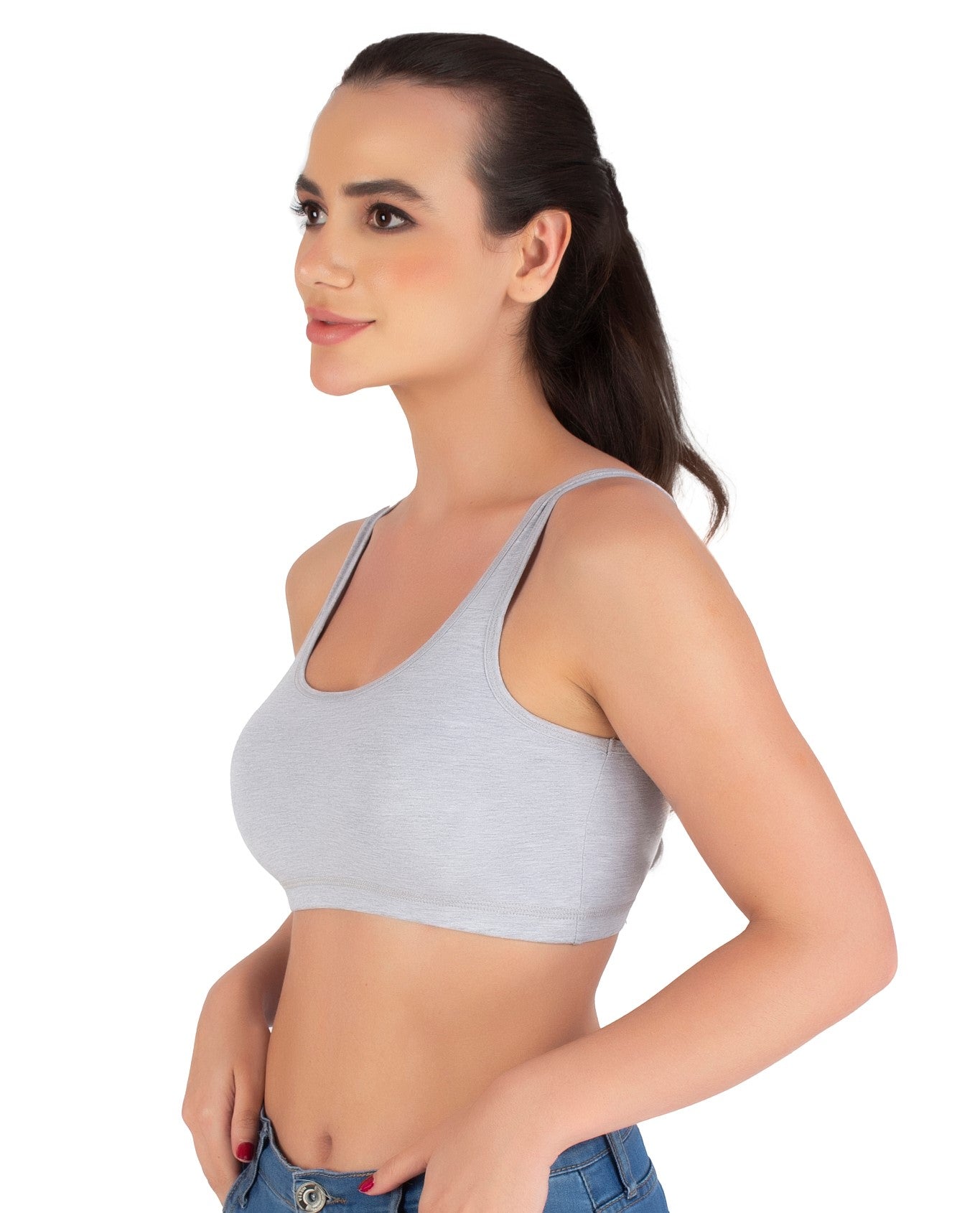 Sports Bra | Wide straps | Non-Padded | Beginner Friendly | Active