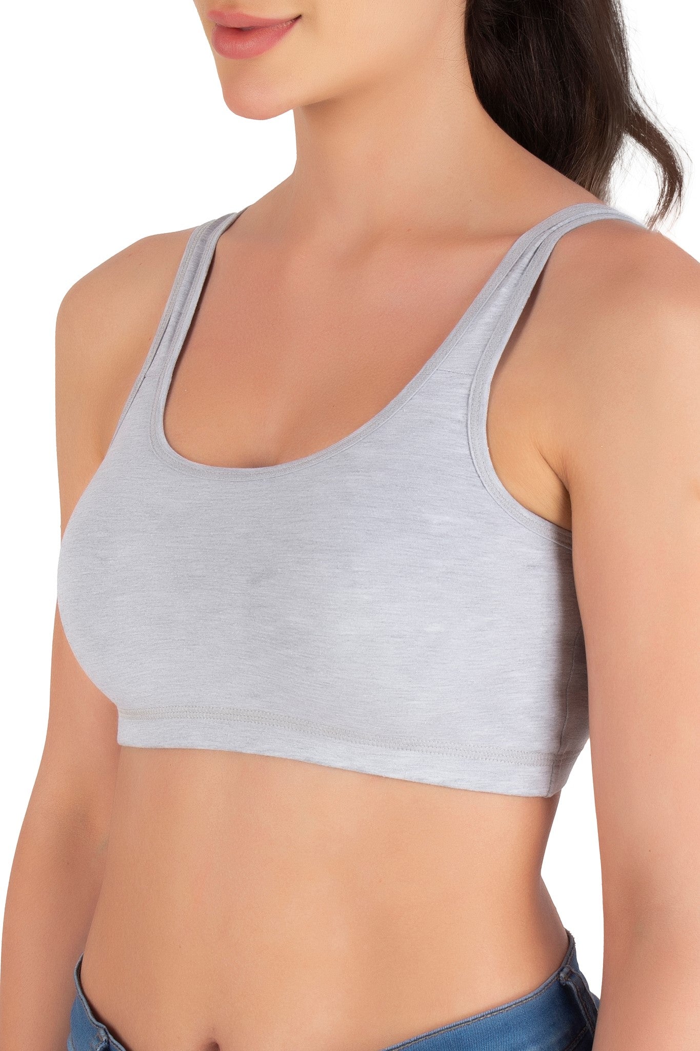 Sports Bra | Wide straps | Non-Padded | Beginner Friendly | Active