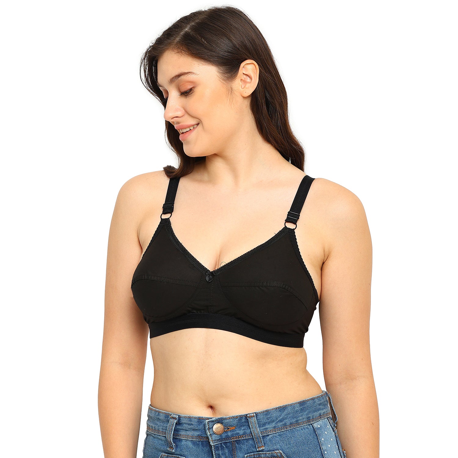 Pooja Bra | 100% Pure Cotton | Non-Padded | Non-Wired