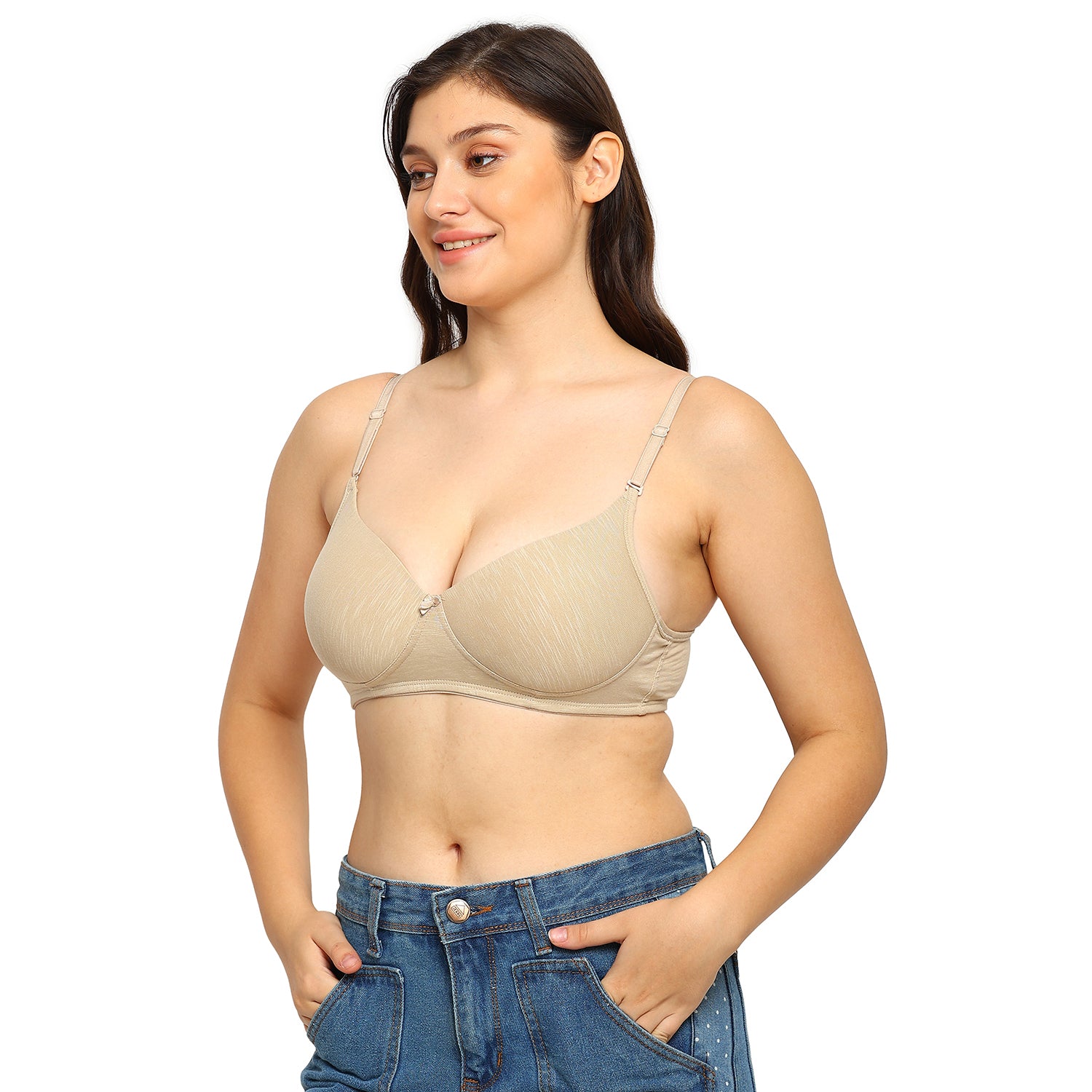 Women's Everyday T-Shirt Bra | Lightly Padded | Non-Wired Medium Coverage | ED2021