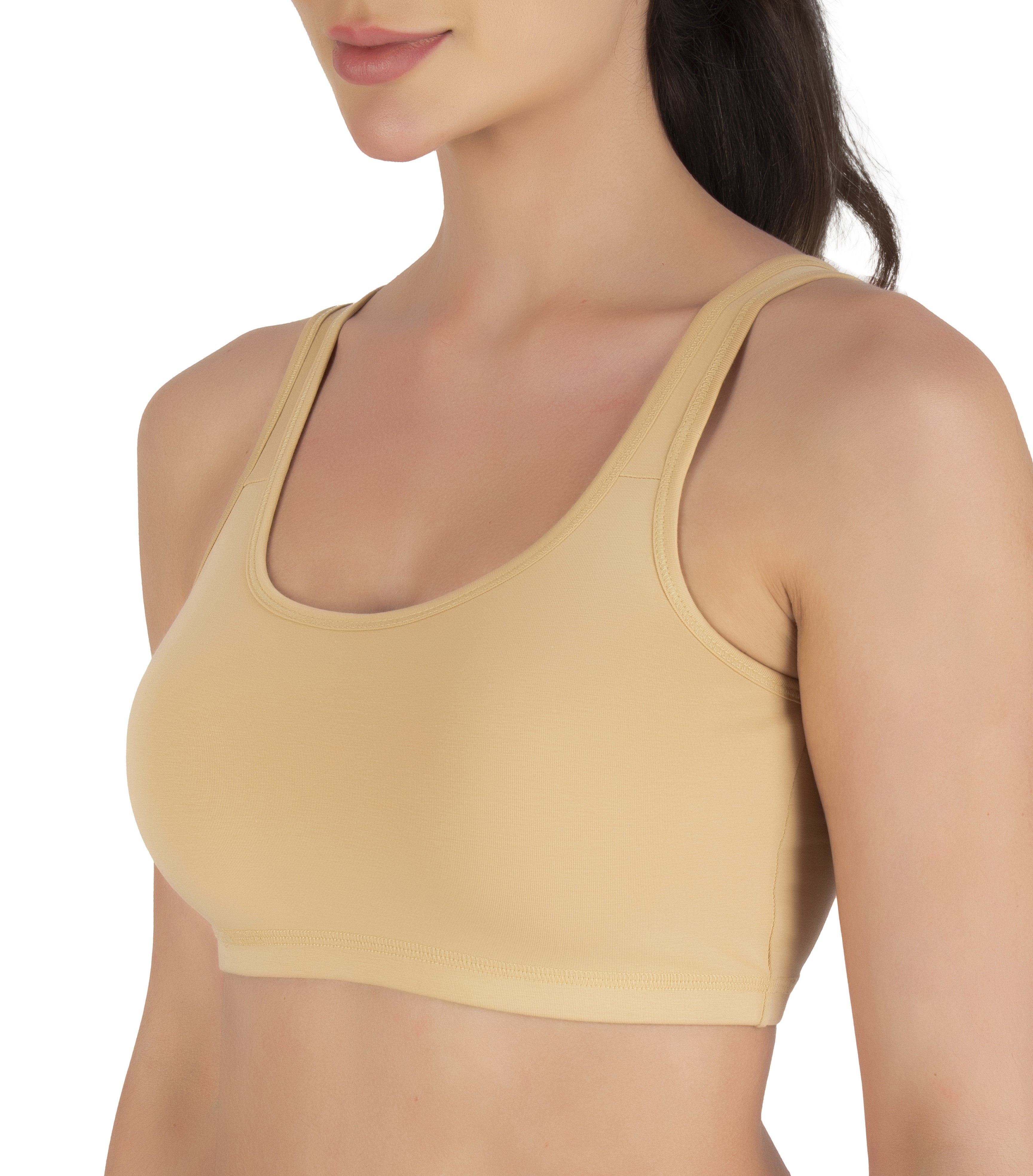 Sports Bra | Wide straps | Non-Padded | Beginner Friendly | Active