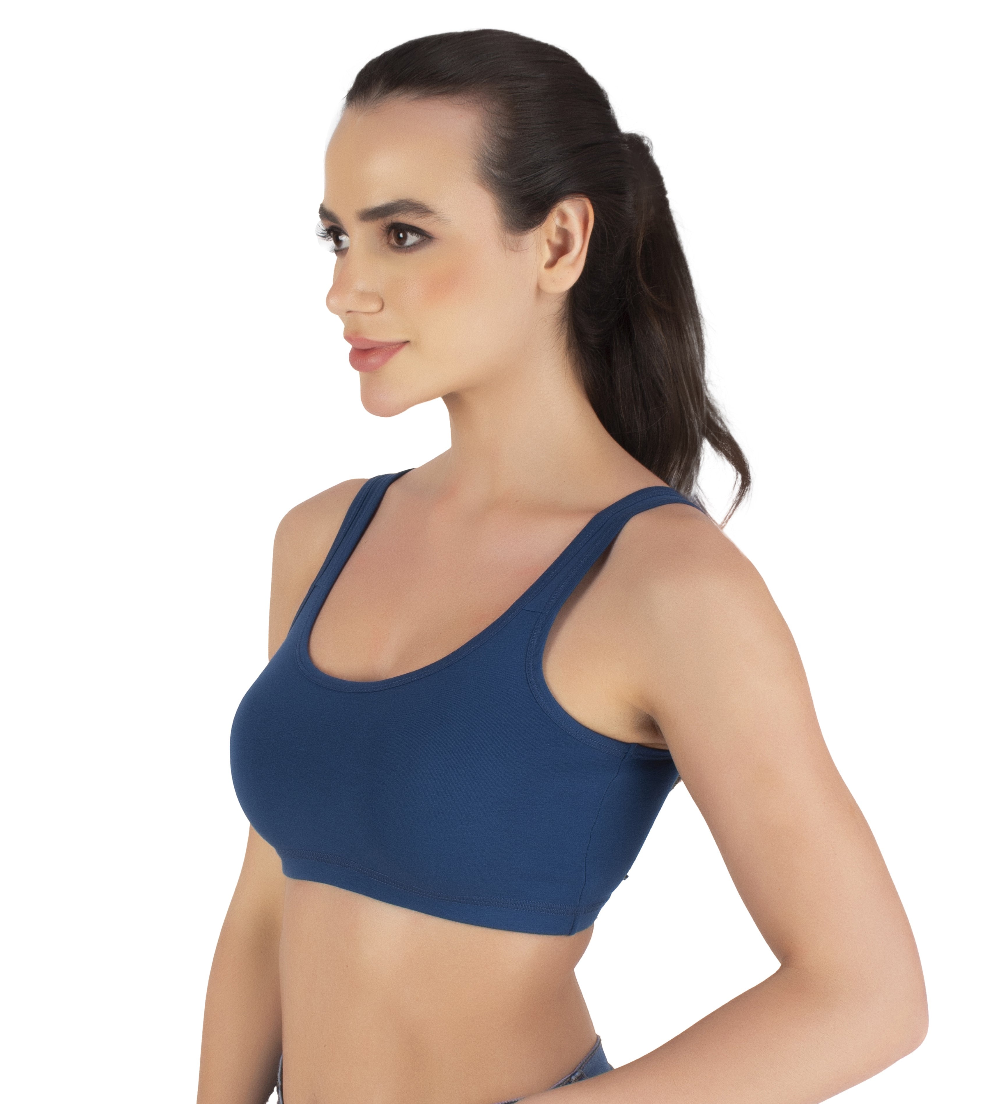 Sports Bra | Wide straps | Non-Padded | Beginner Friendly | Active