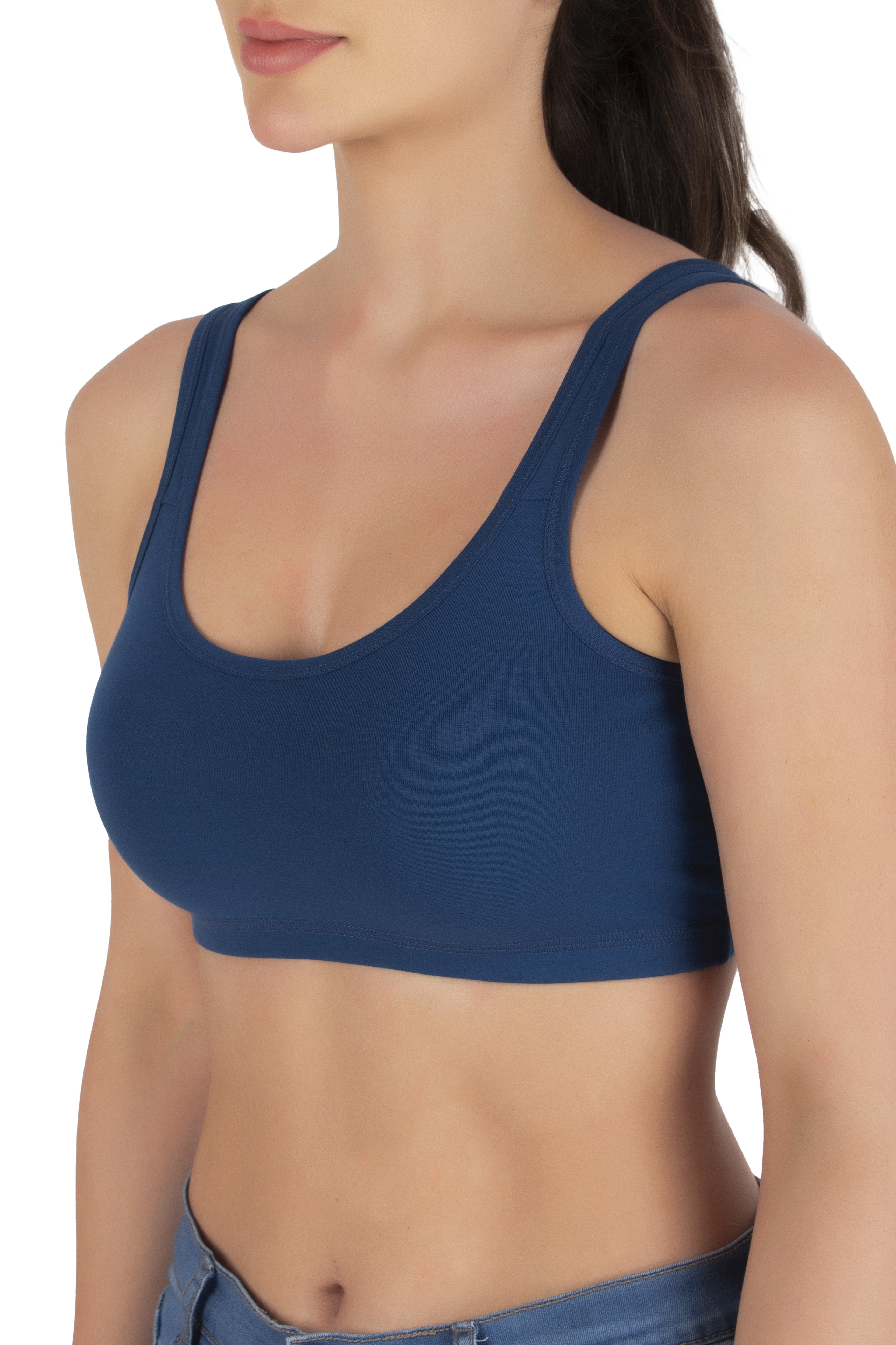 Sports Bra | Wide straps | Non-Padded | Beginner Friendly | Active