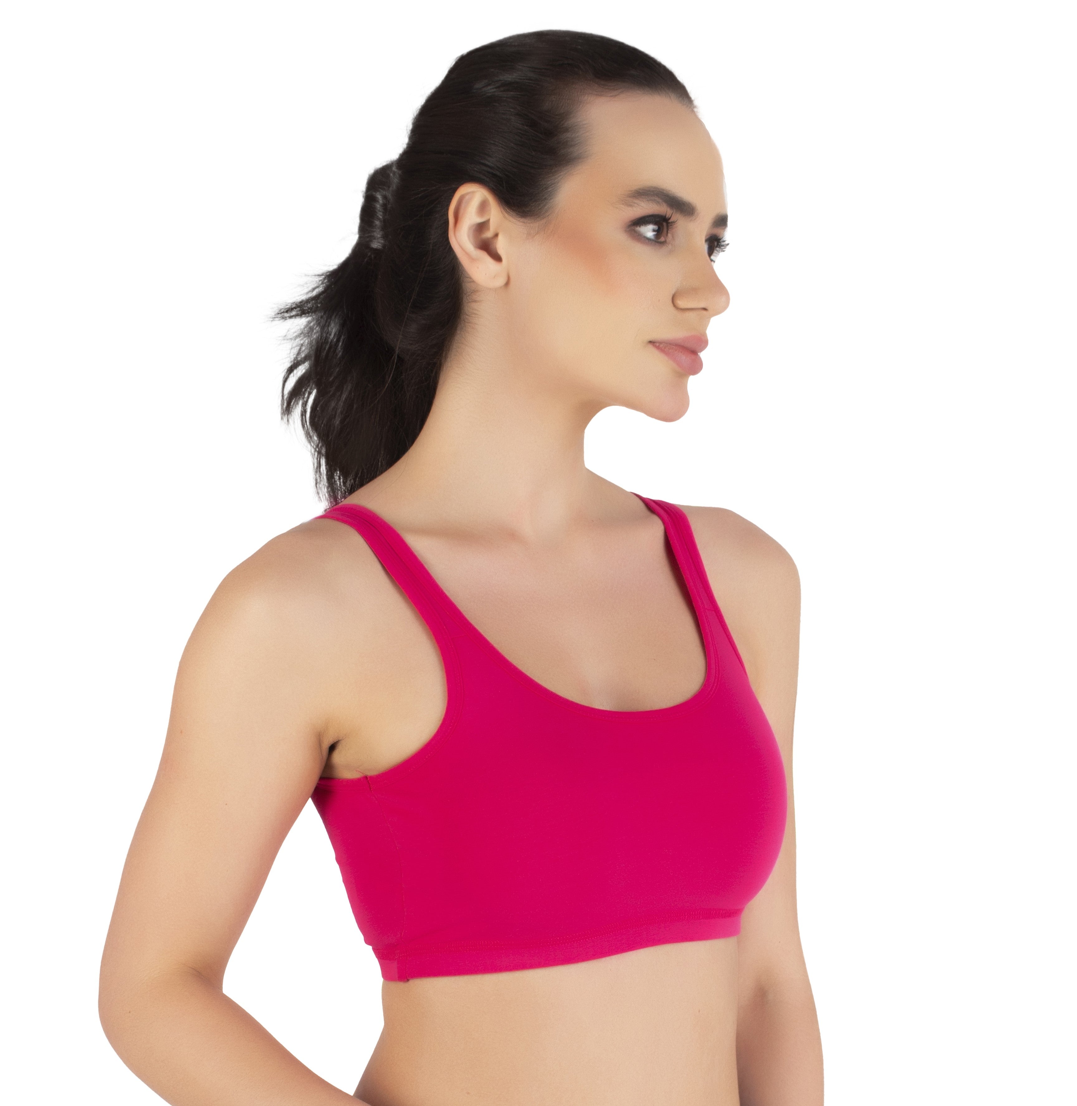 Sports Bra | Wide straps | Non-Padded | Beginner Friendly | Active