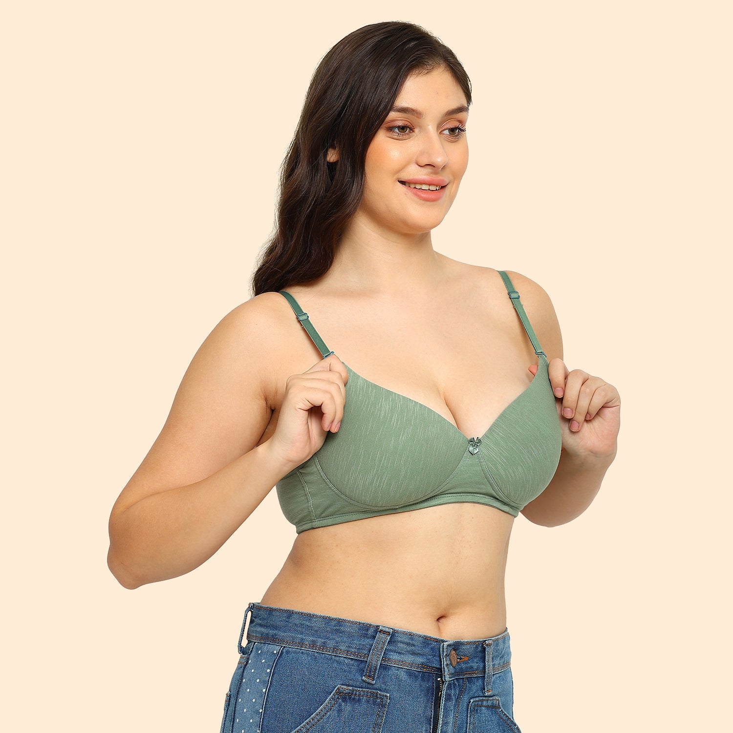 Women's Everyday T-Shirt Bra | Lightly Padded | Non-Wired Medium Coverage | ED2021