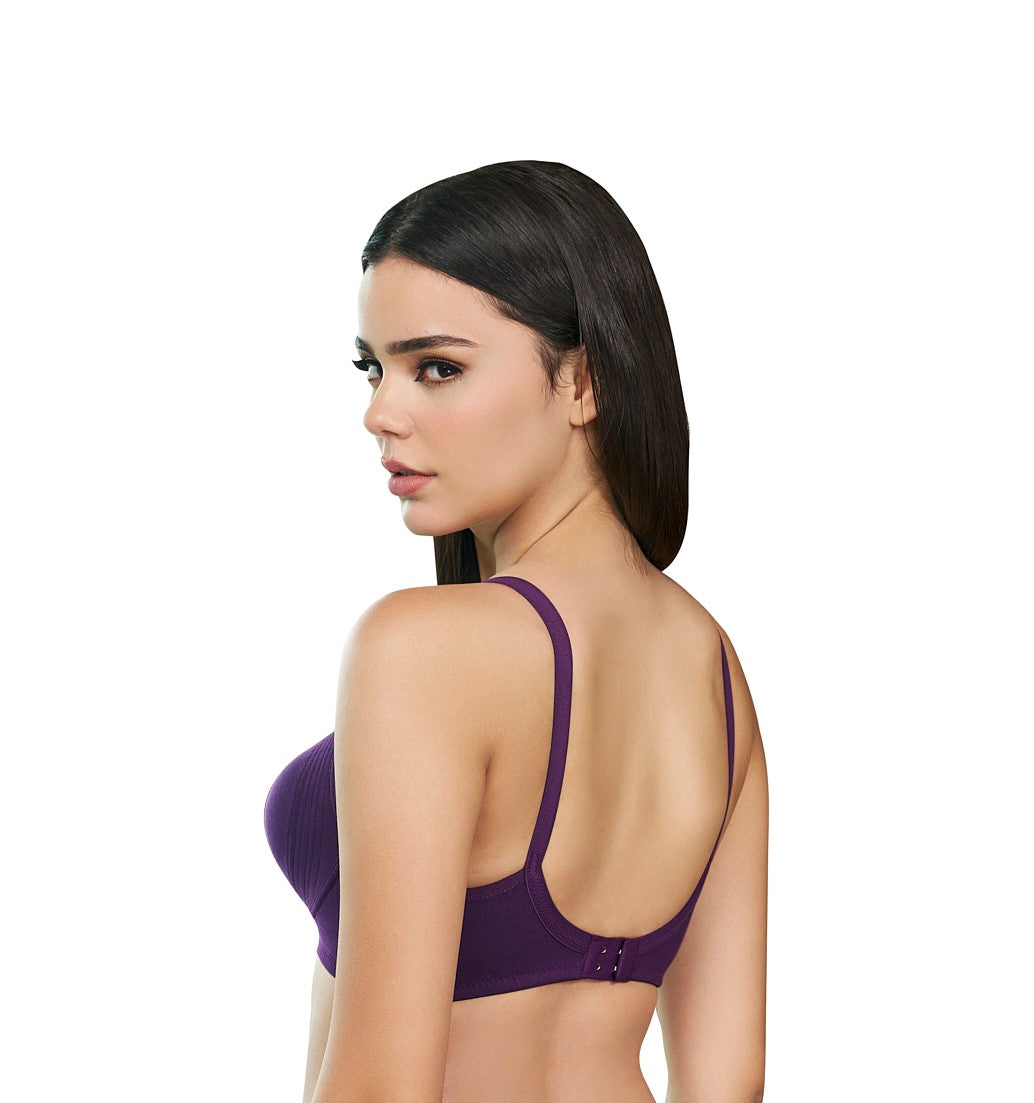 Spica T-shirt Bra | Side Encircled Design | Double Layered Molded | Non-Padded | Non-Wired