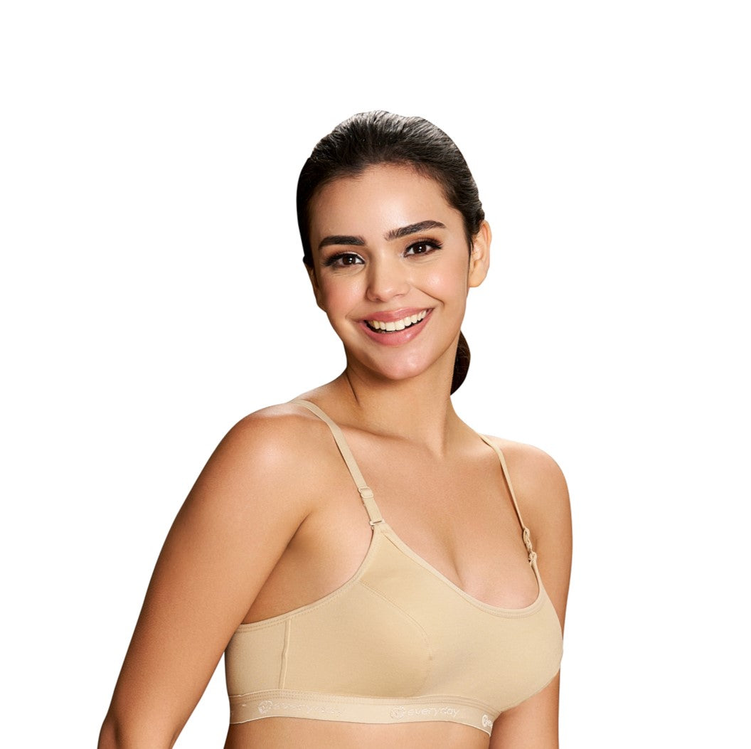 Elle 18 Sports Bra | Super Soft Elastic Straps | Beginner Friendly