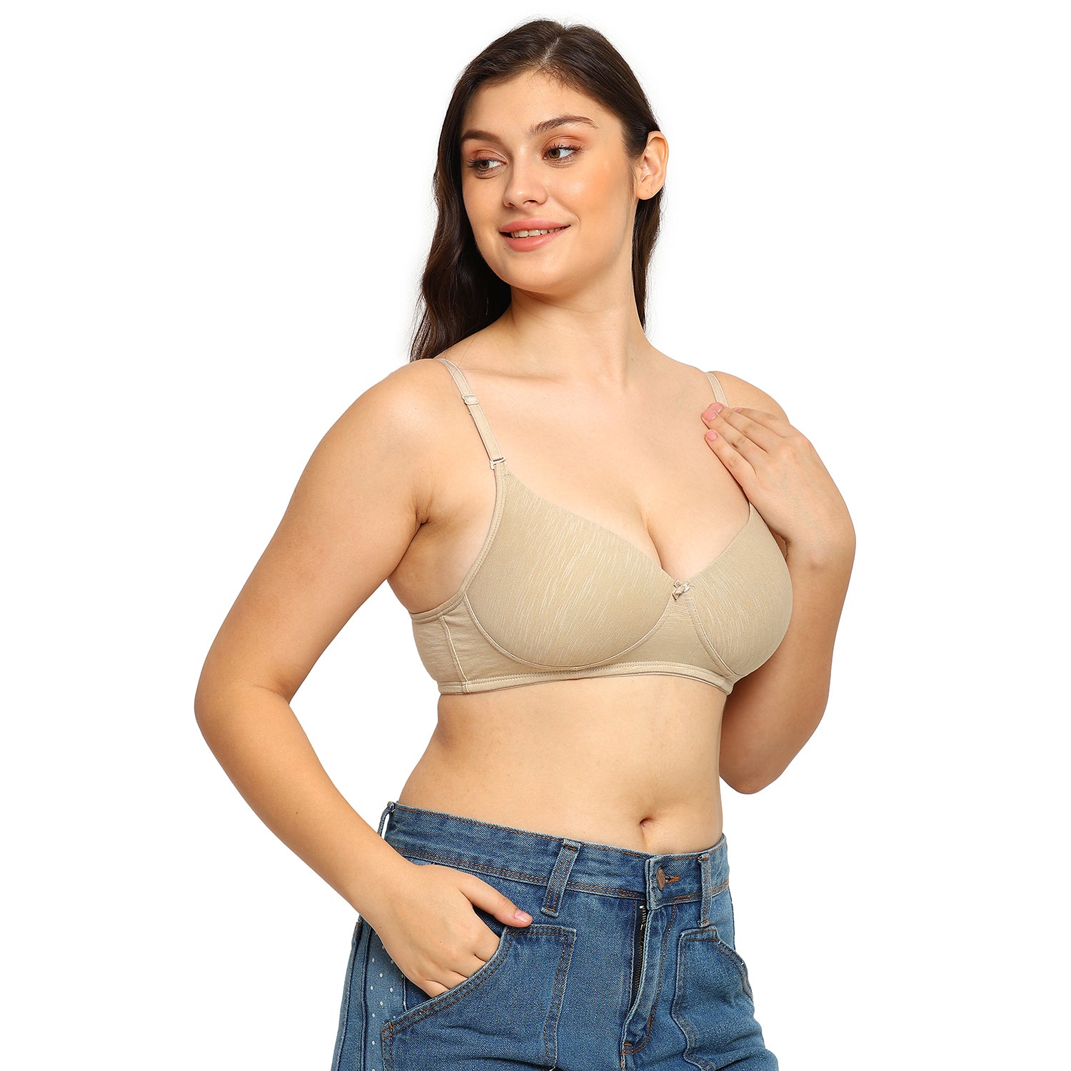 Women's Everyday T-Shirt Bra | Lightly Padded | Non-Wired Medium Coverage | ED2021