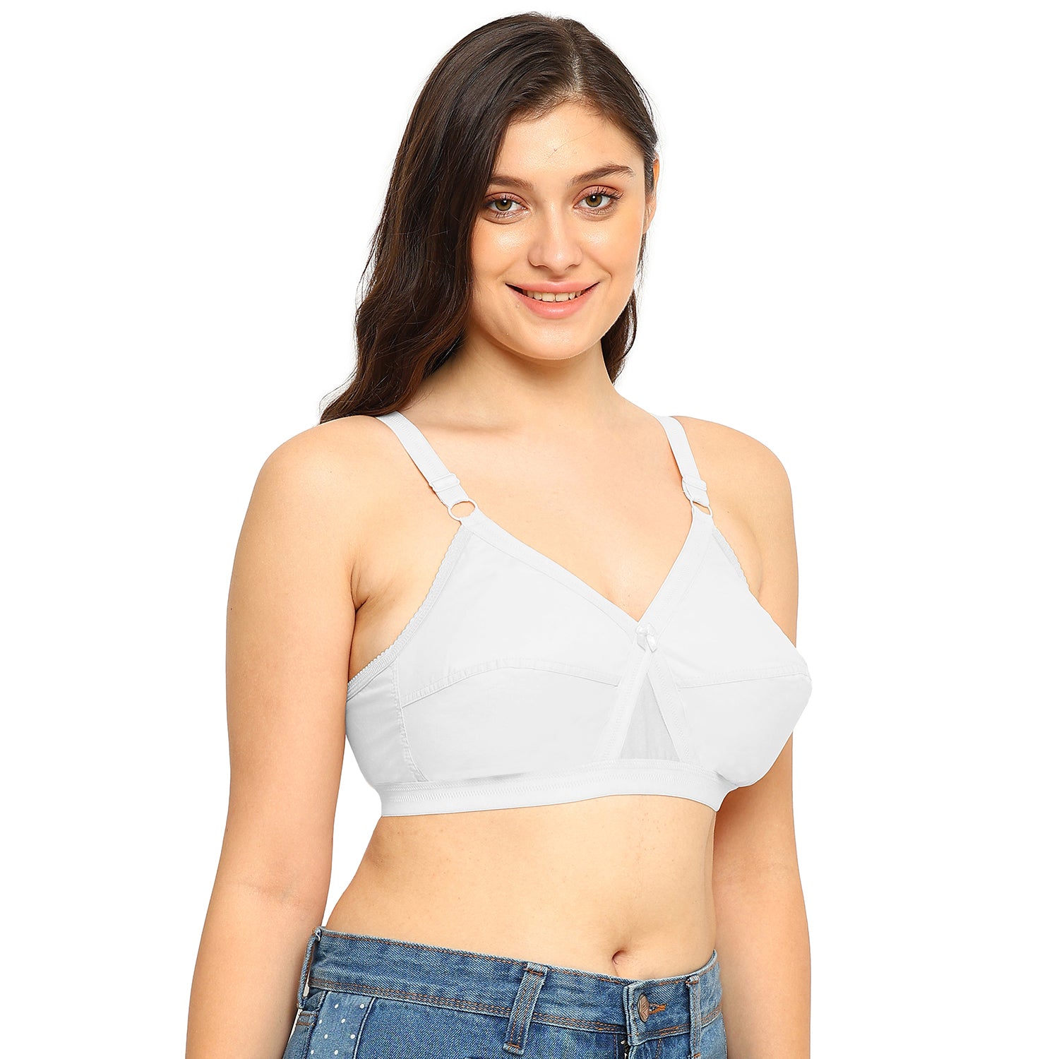 Pooja Bra | 100% Pure Cotton | Non-Padded | Non-Wired