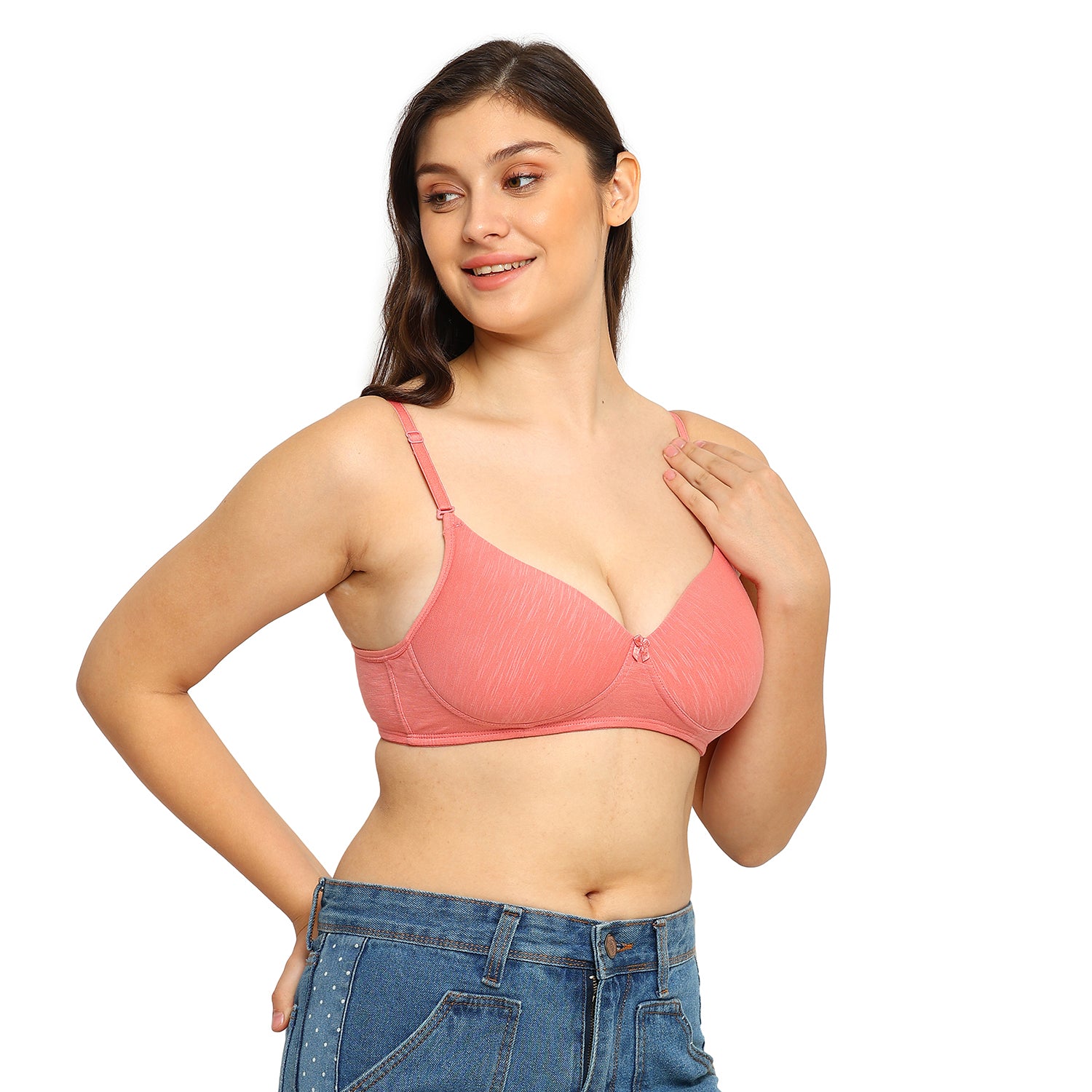 Women's Everyday T-Shirt Bra | Lightly Padded | Non-Wired Medium Coverage | ED2021