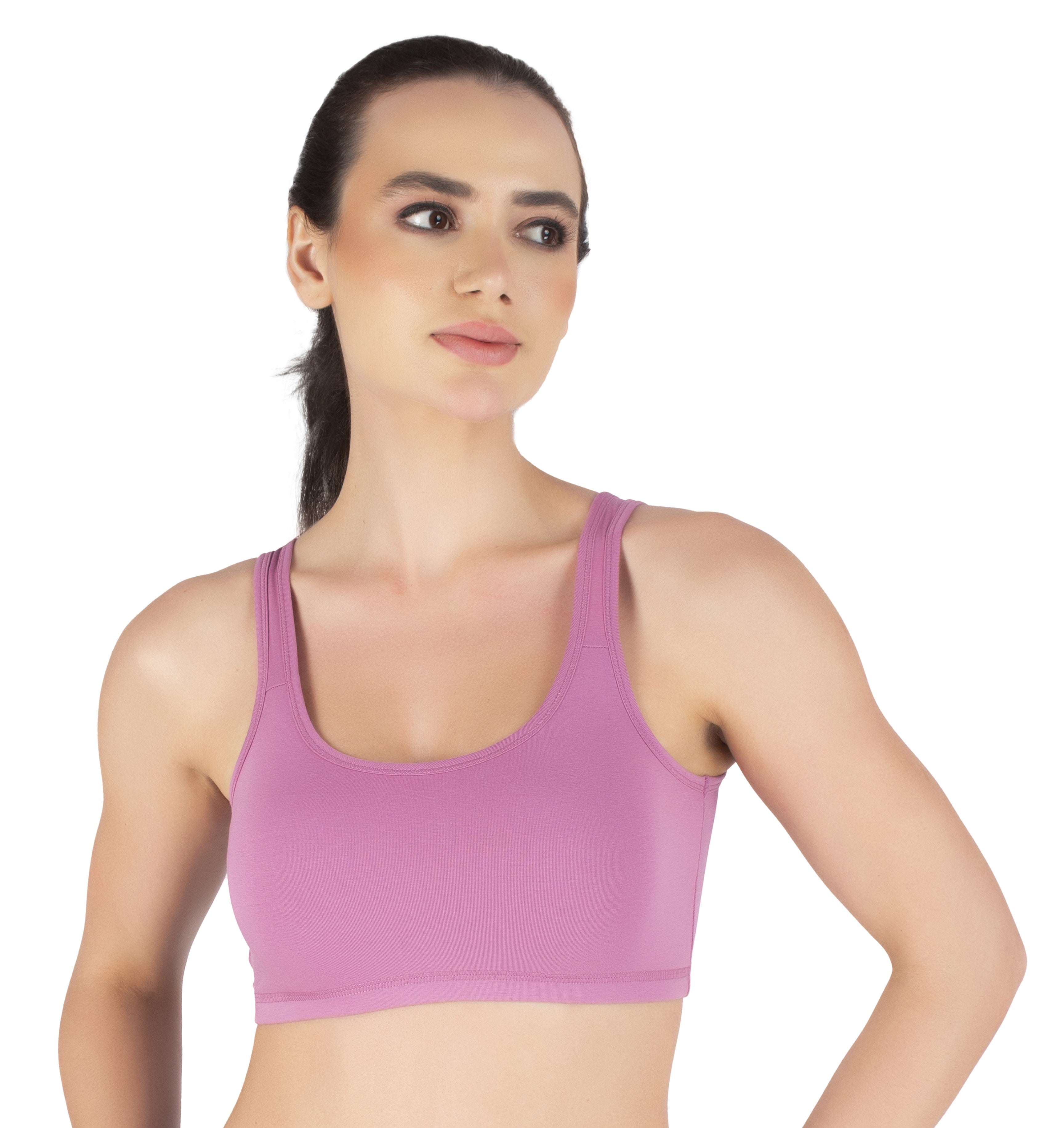 Sports Bra | Wide straps | Non-Padded | Beginner Friendly | Active