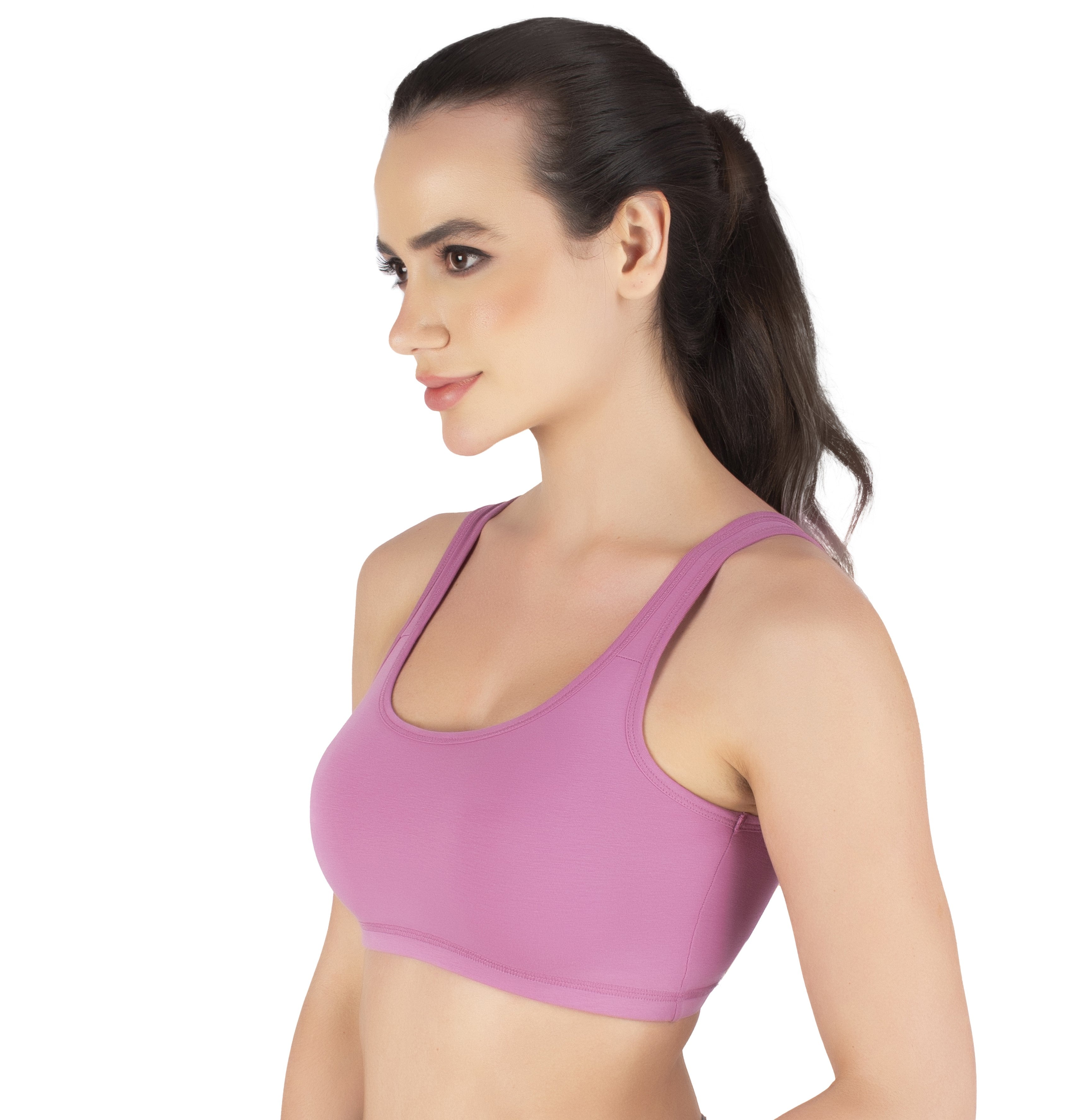 Sports Bra | Wide straps | Non-Padded | Beginner Friendly | Active