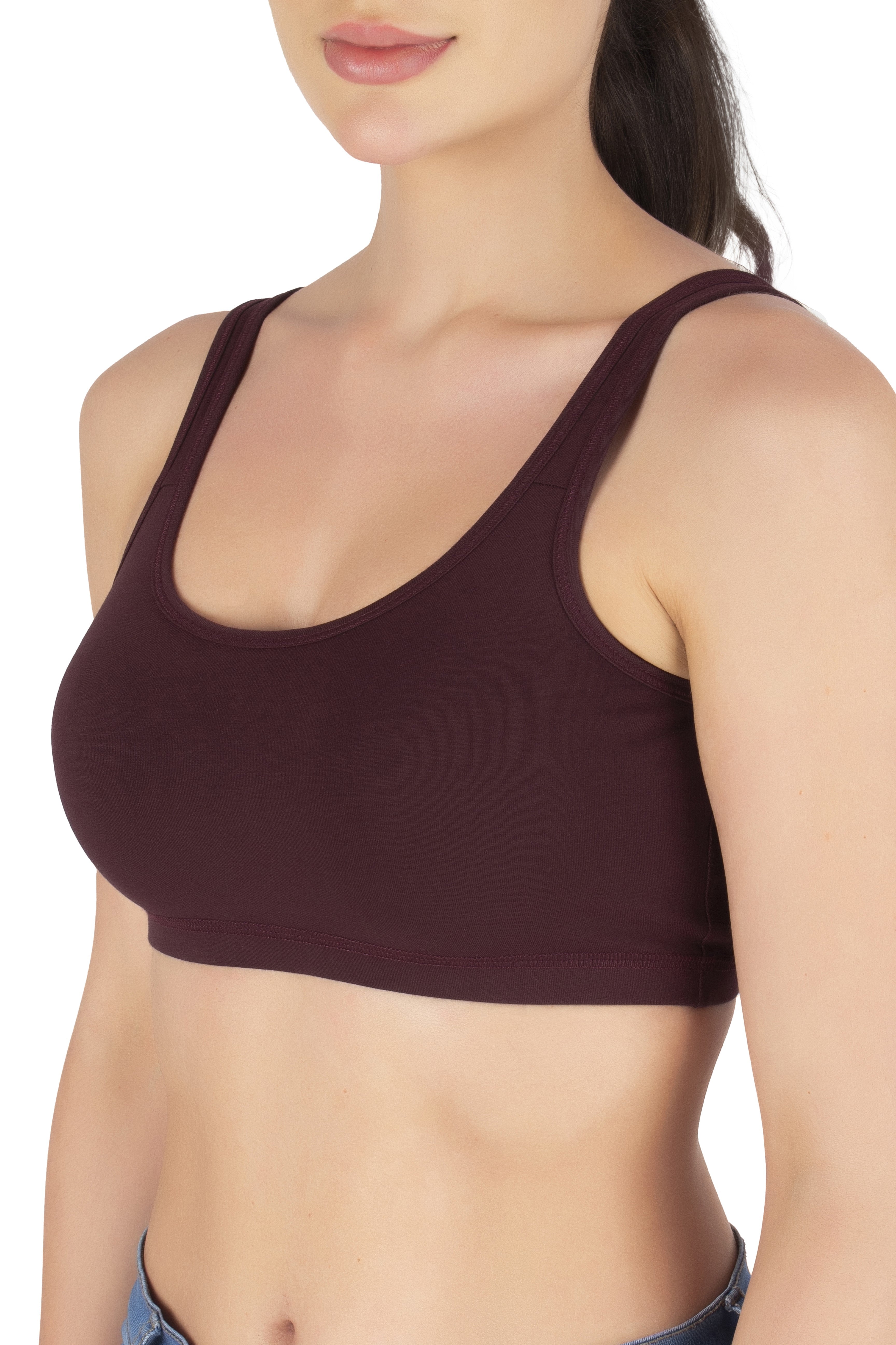 Sports Bra | Wide straps | Non-Padded | Beginner Friendly | Active