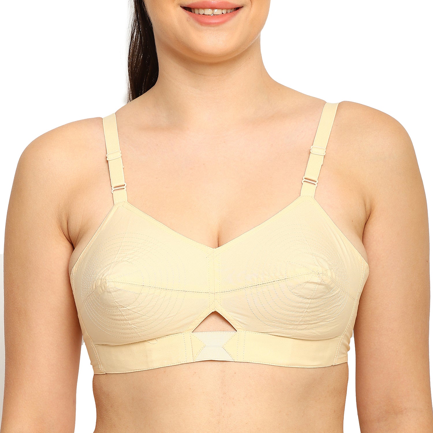 Dutchess | Cotton Bra | Triangular Vent Design | Non-Padded