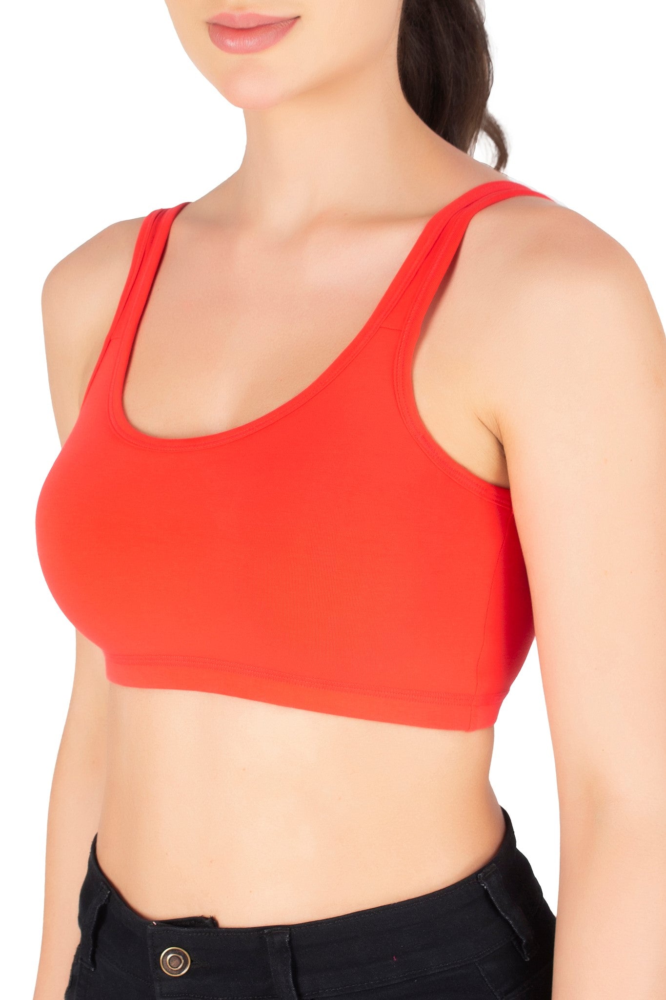 Sports Bra | Wide straps | Non-Padded | Beginner Friendly | Active