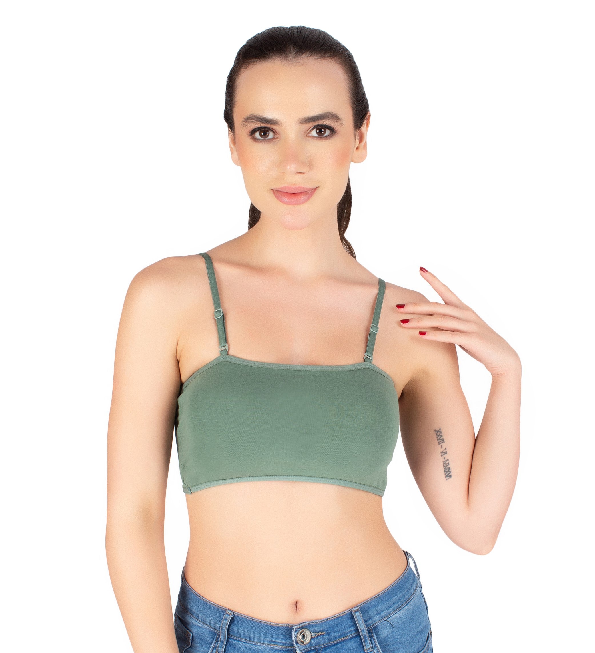 Stylish Tube Bra | Lightly Padded with Removable Pads | Amy