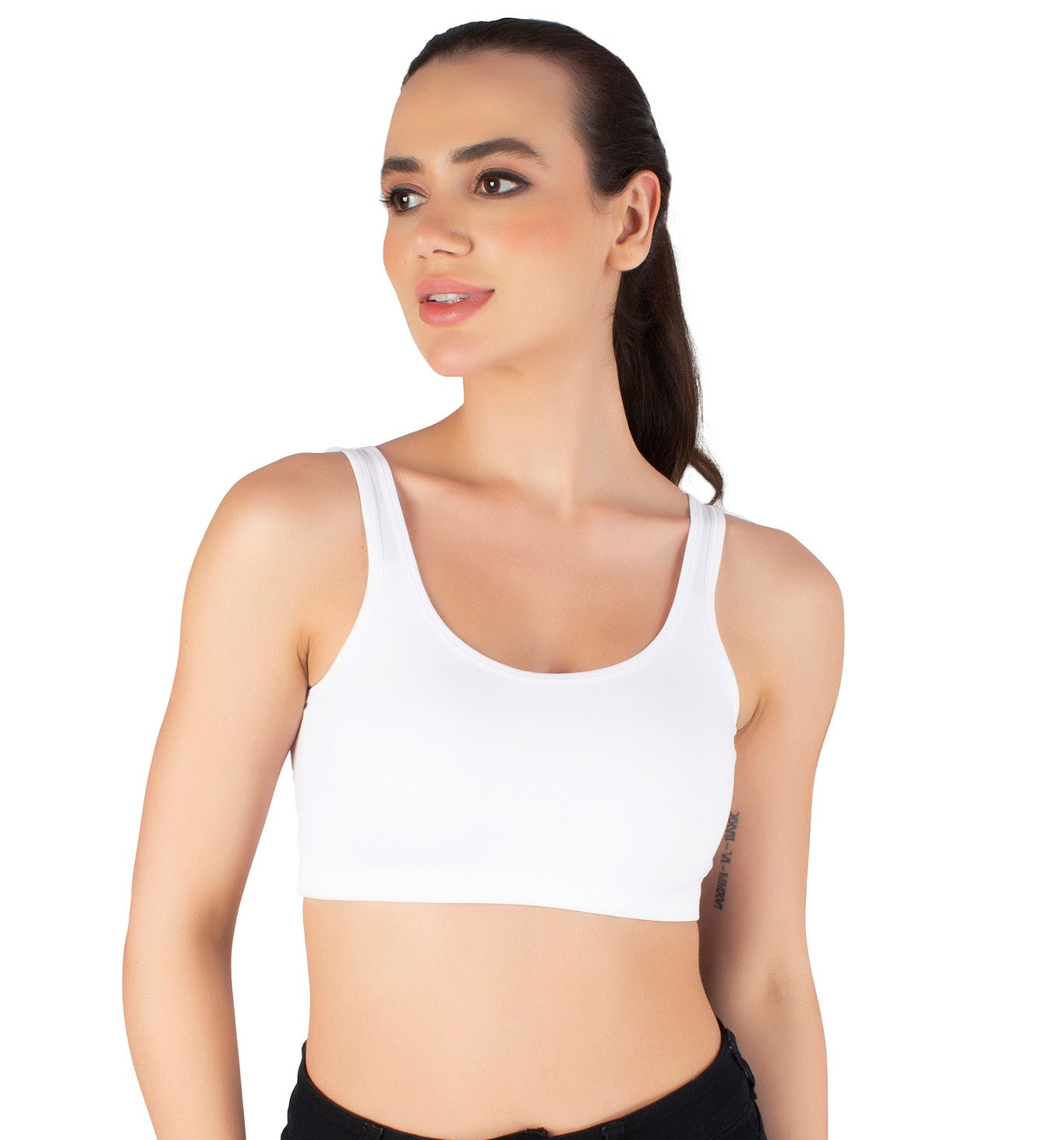 Sports Bra | Wide straps | Non-Padded | Beginner Friendly | Active