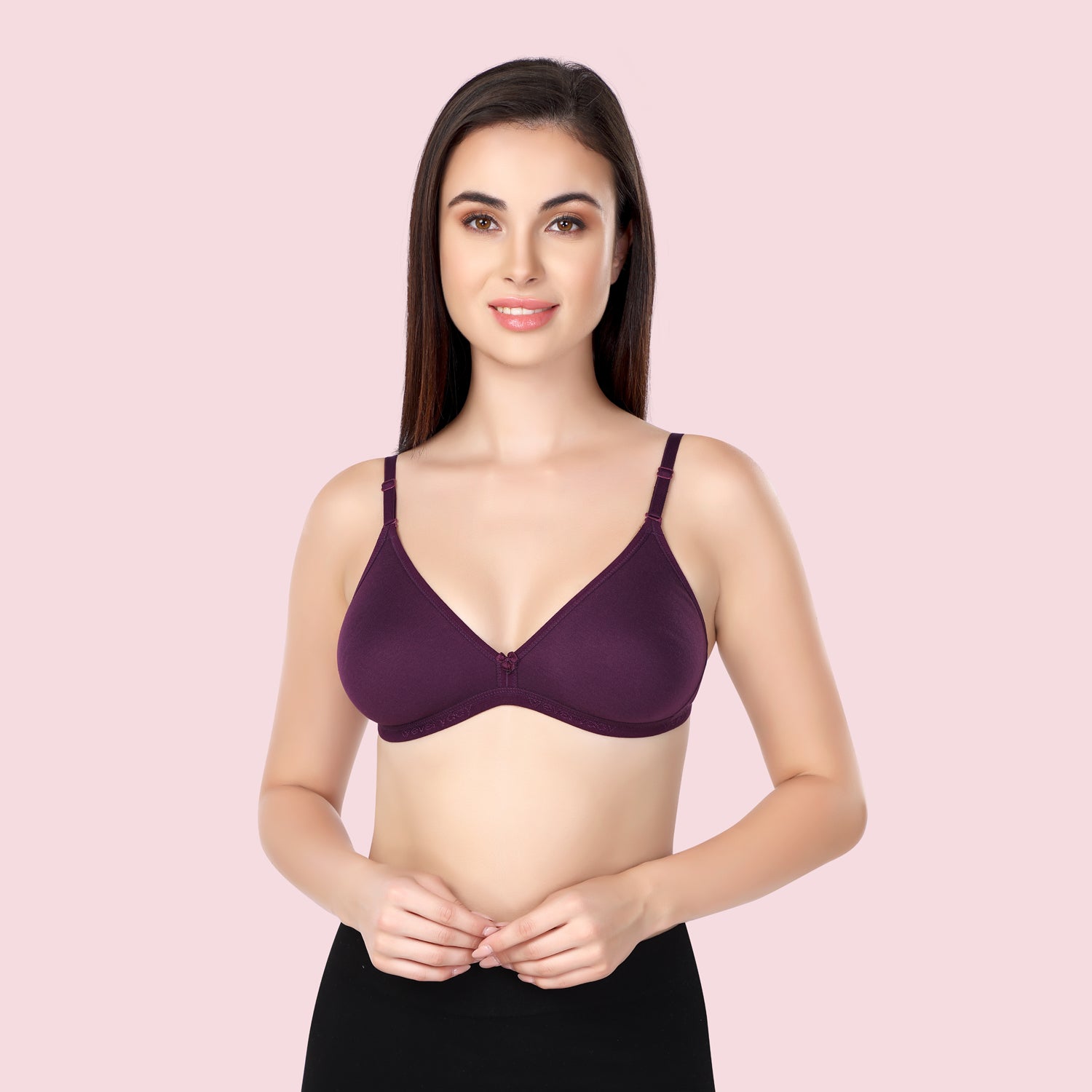 Super Soft Backless Bra | Non-Padded | With Transparent Back Straps