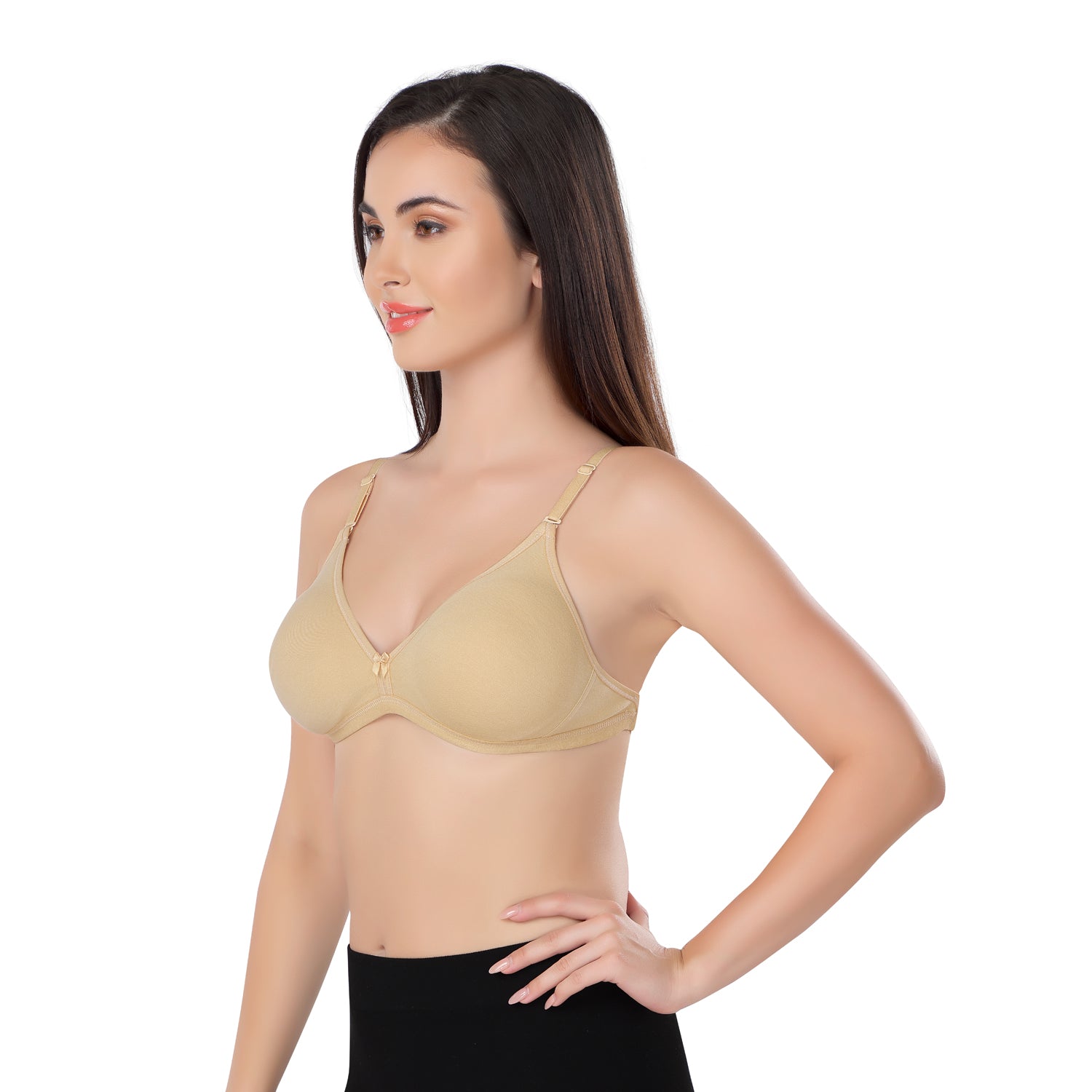 Super Soft Backless Bra | Non-Padded | With Transparent Back Straps