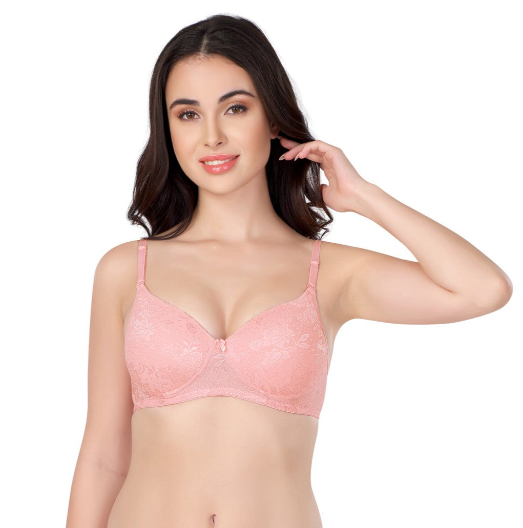 Luxurious Lace Bra | Lightly Padded | Non-Wired | ED2028