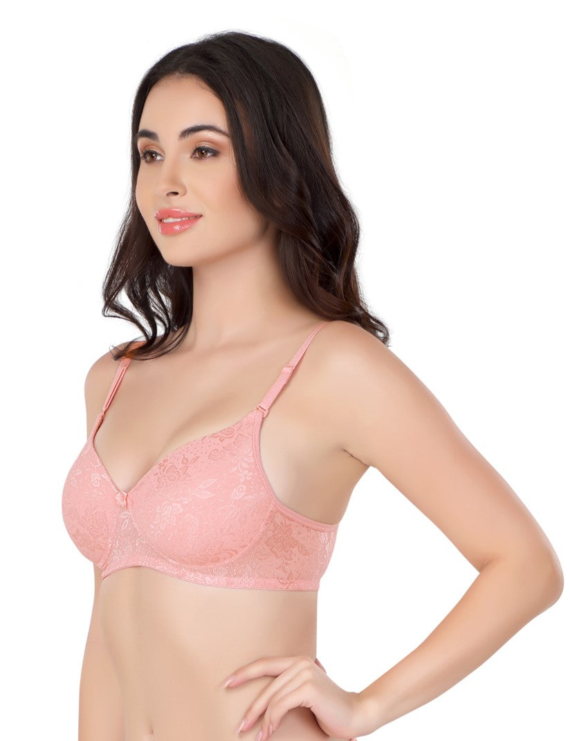 Luxurious Lace Bra | Lightly Padded | Non-Wired | ED2028