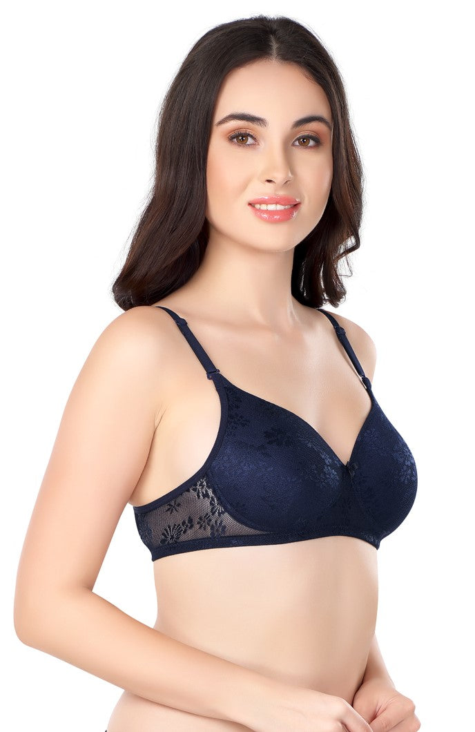 Luxurious Lace Bra | Lightly Padded | Non-Wired | ED2028