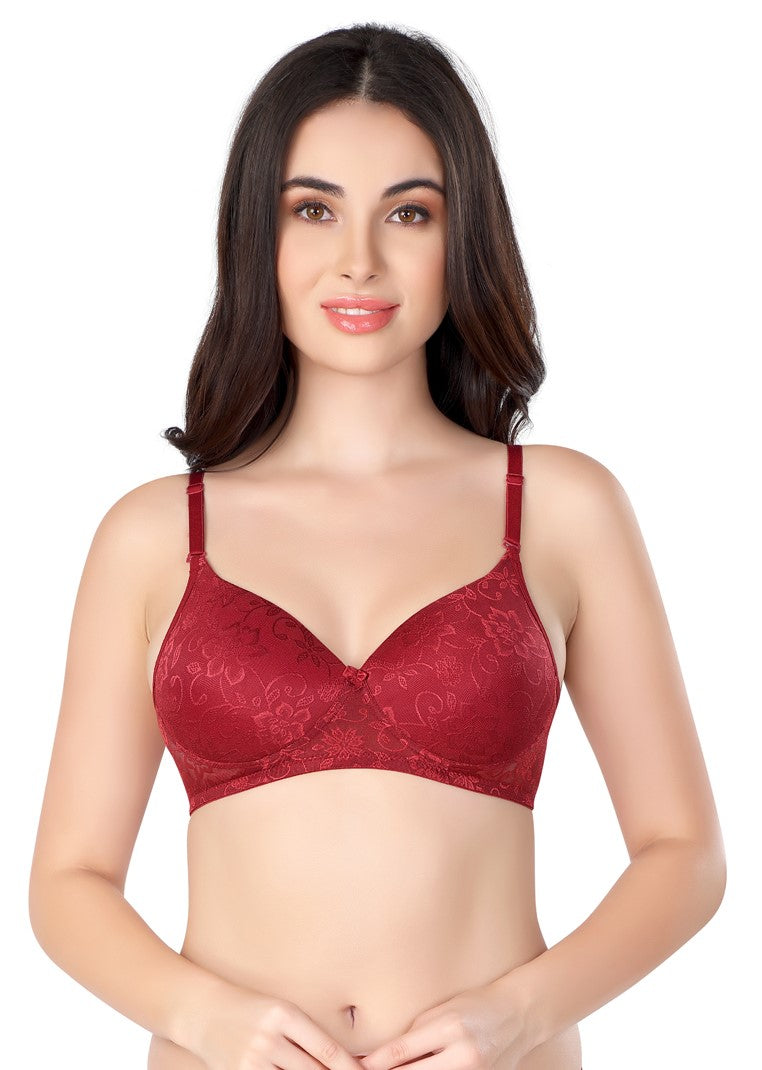 Luxurious Lace Bra | Lightly Padded | Non-Wired | ED2028