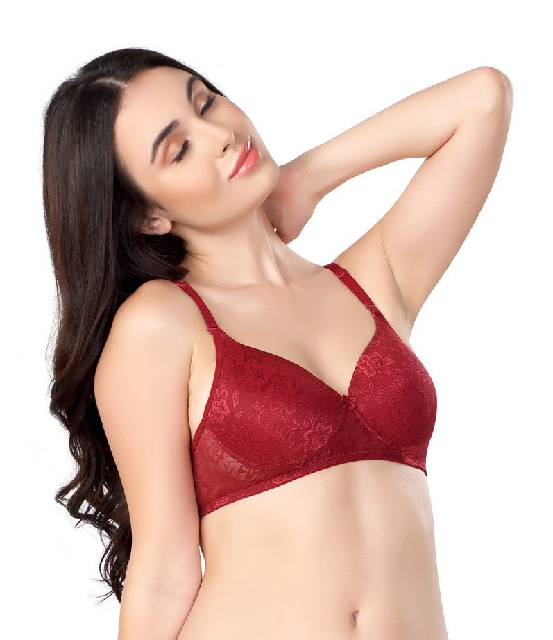 Luxurious Lace Bra | Lightly Padded | Non-Wired | ED2028