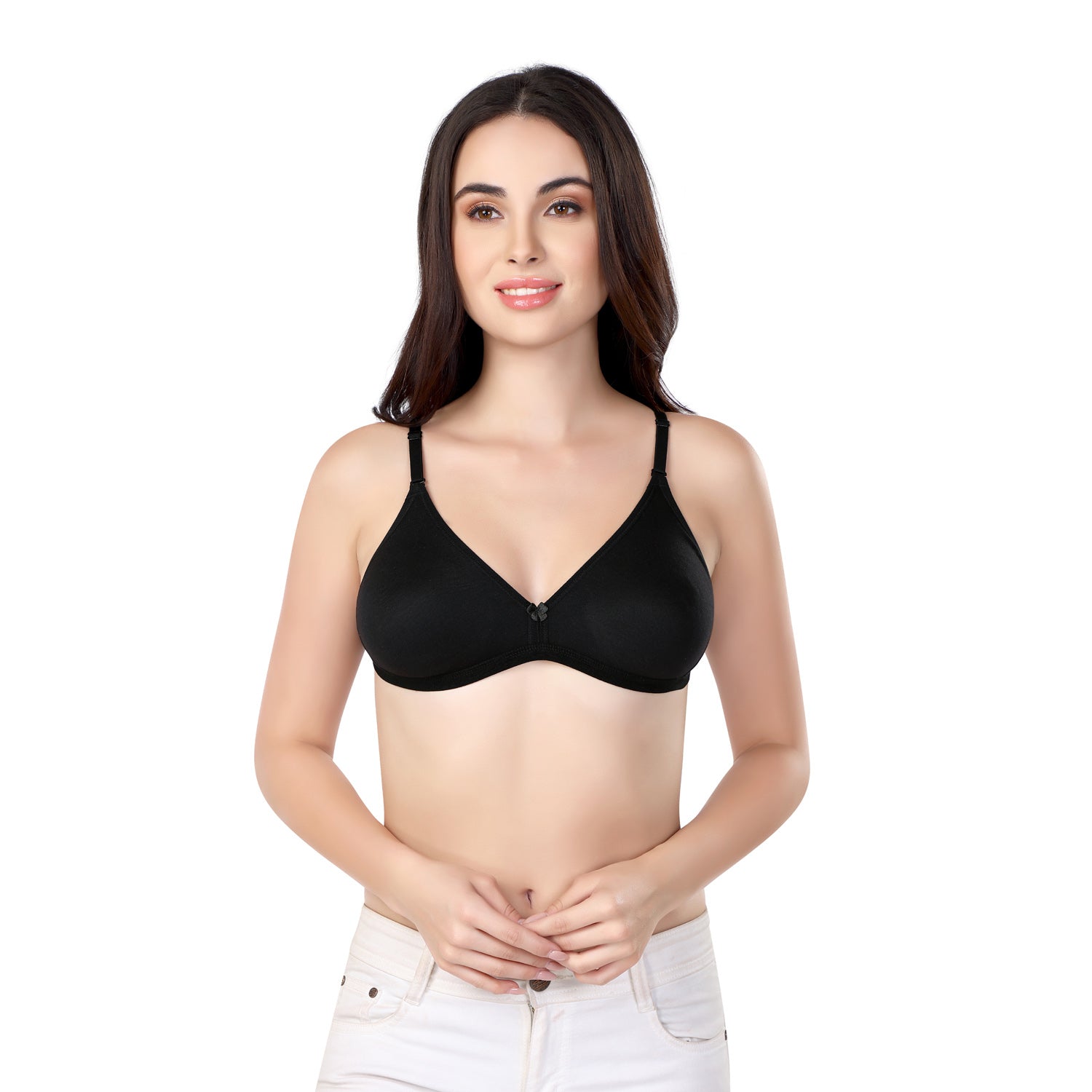 Super Soft Backless Bra | Non-Padded | With Transparent Back Straps