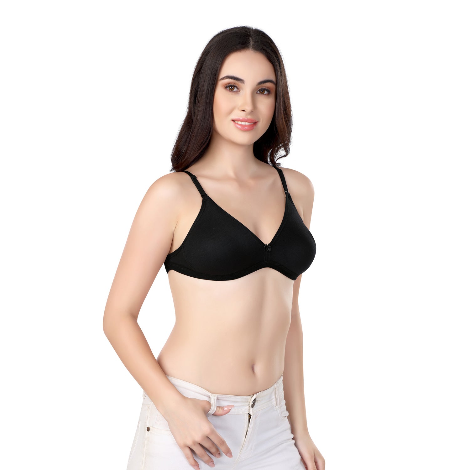 Super Soft Backless Bra | Non-Padded | With Transparent Back Straps