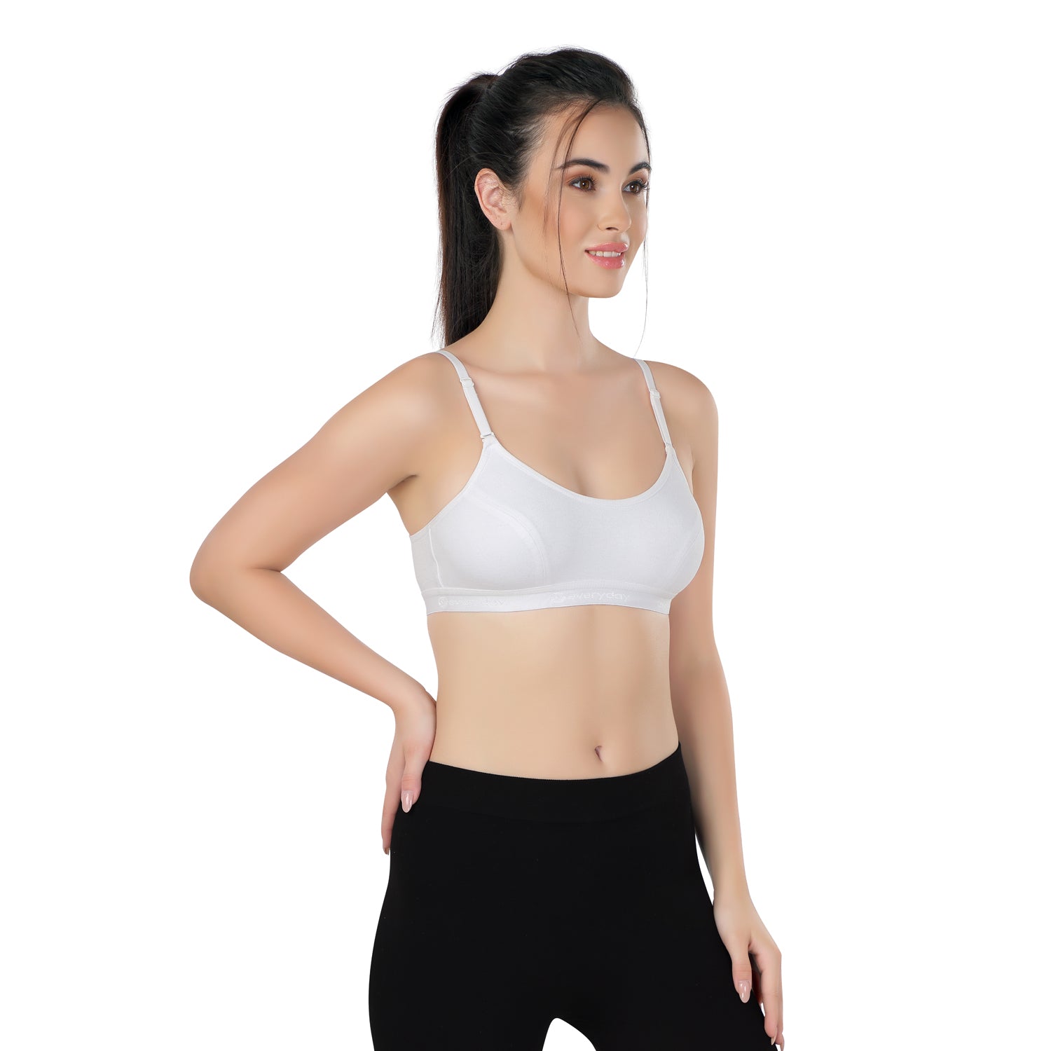 Elle 18 Sports Bra | Super Soft Elastic Straps | Beginner Friendly