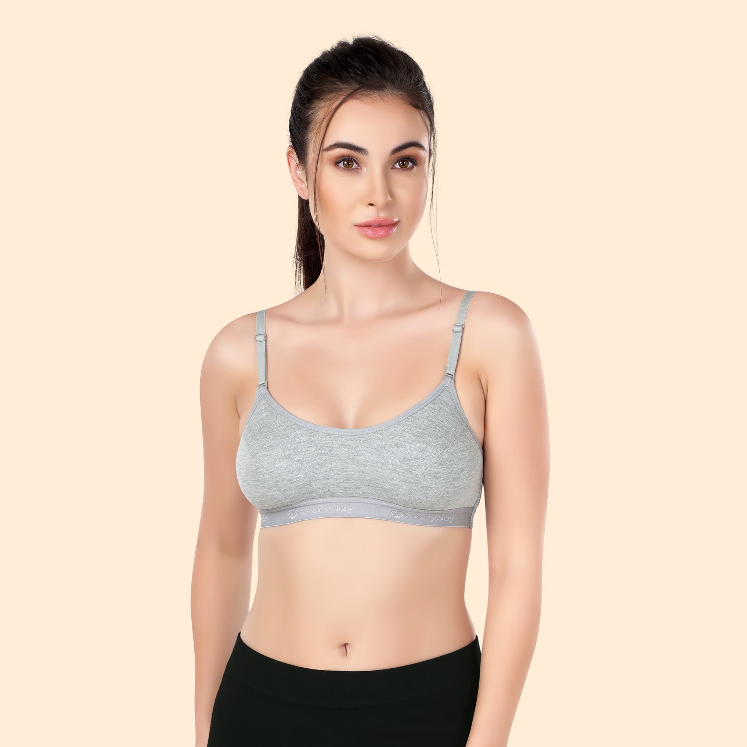 Elle 18 Sports Bra | Super Soft Elastic Straps | Beginner Friendly