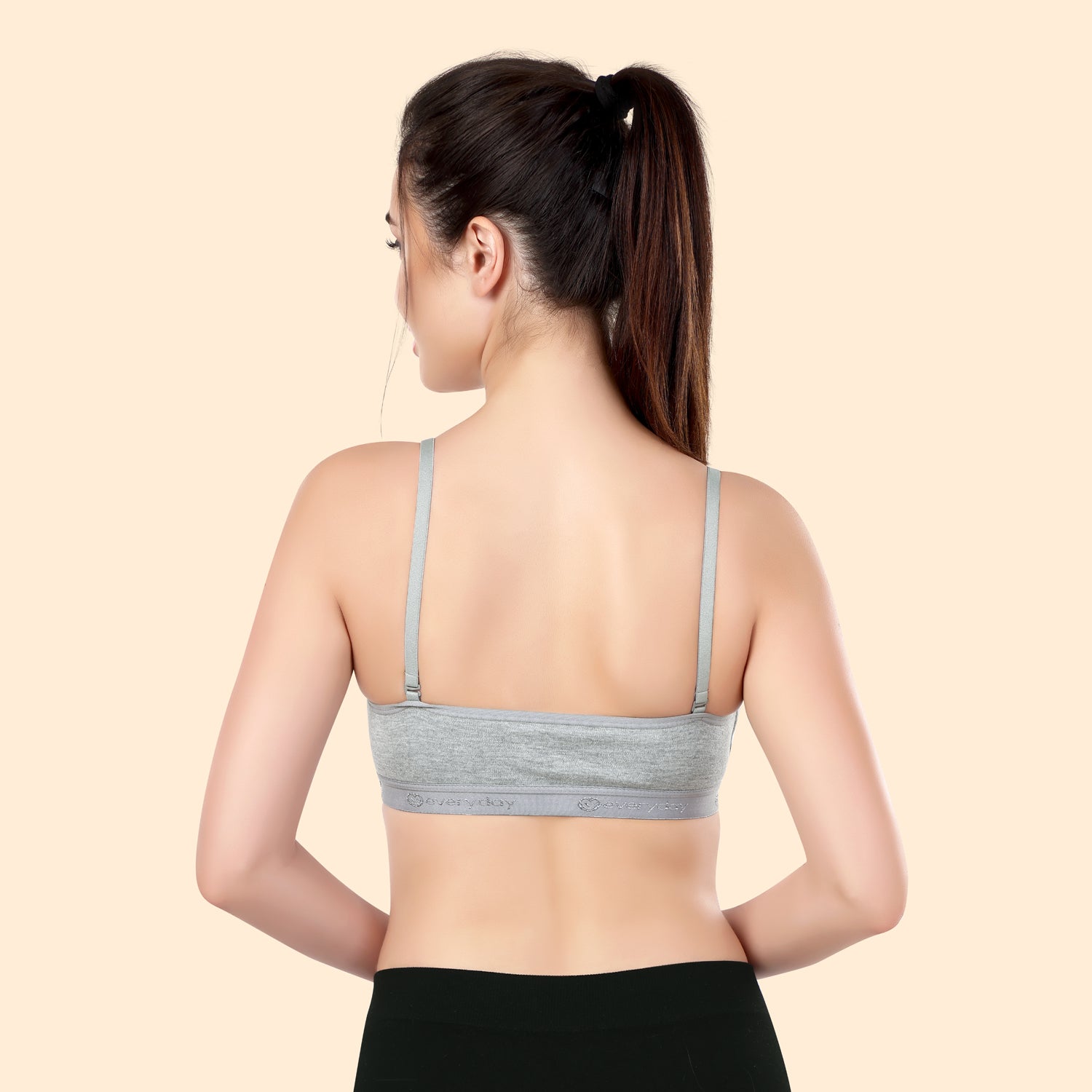 Elle 18 Sports Bra | Super Soft Elastic Straps | Beginner Friendly