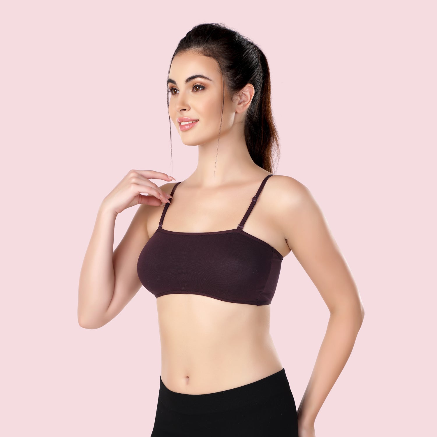 Stylish Tube Bra | Lightly Padded with Removable Pads | Amy