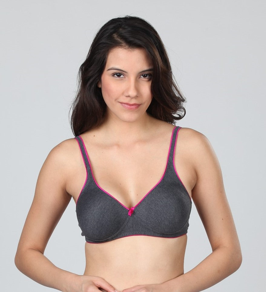 Shenaz T-shirt Bra | Quirky Stylish Design | Non-Padded | Non-Wired