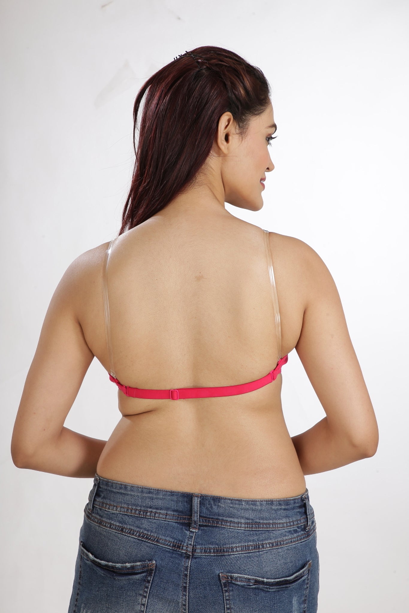 Super Soft Backless Bra | Non-Padded | With Transparent Back Straps