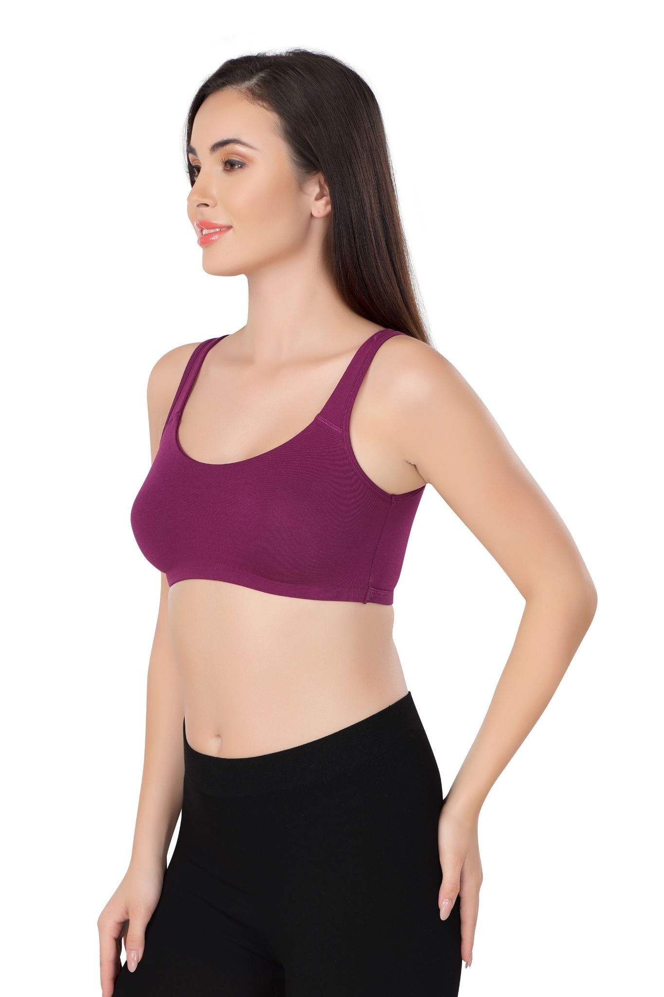 Super Soft Double Layered Sports Bra | Moulded | Beginner Friendly | ED2027