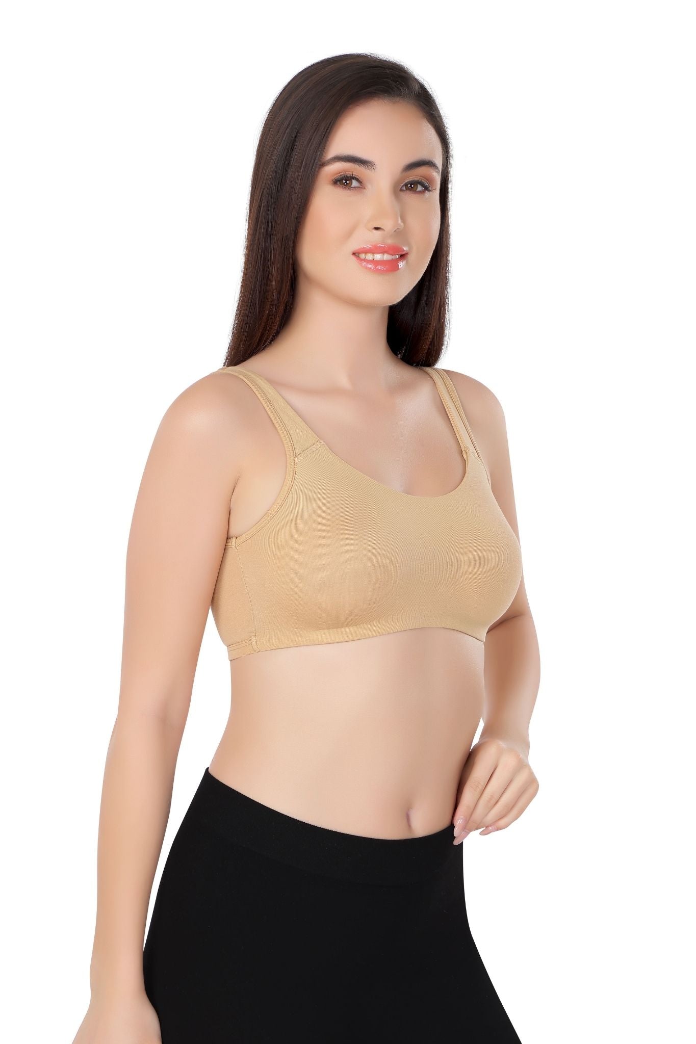 Super Soft Double Layered Sports Bra | Moulded | Beginner Friendly | ED2027