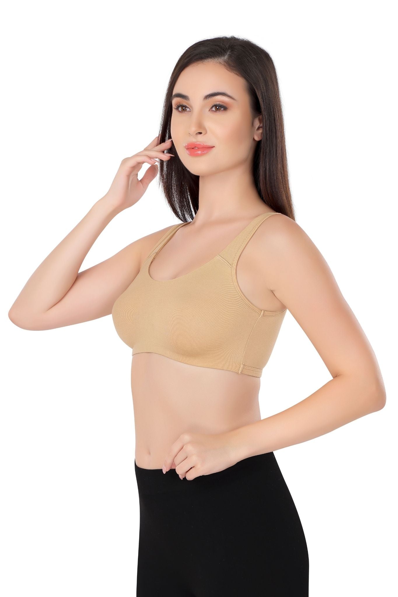 Super Soft Double Layered Sports Bra | Moulded | Beginner Friendly | ED2027